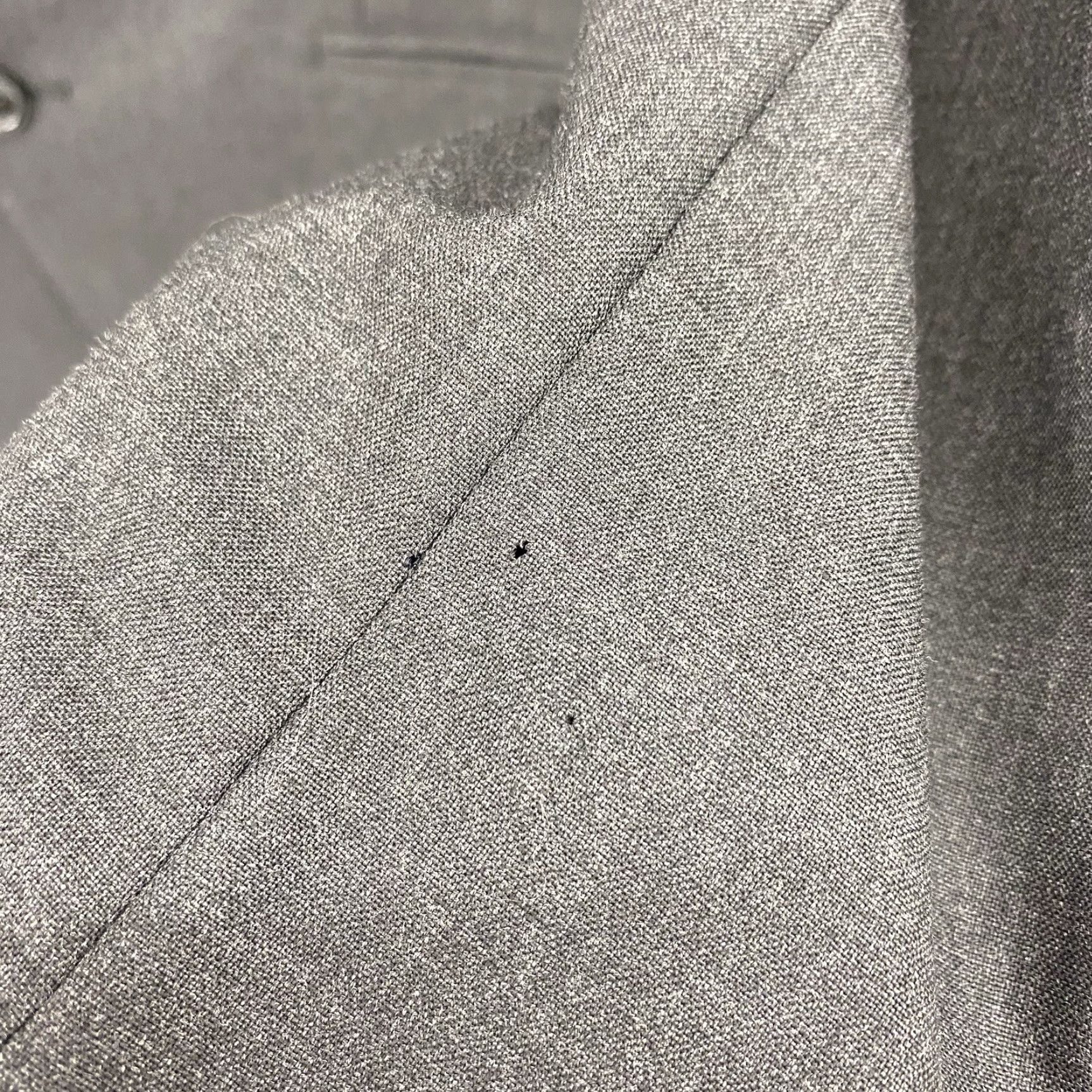 J.Crew J.CREW Blazer Men's 38S Sport Coat Single-Breasted 2-Button Wool Gray Short Notch Lapel Vintage No - 40 Chest 29 Length 25 Arm 18 Shoulder Size 38R - 4 Thumbnail
