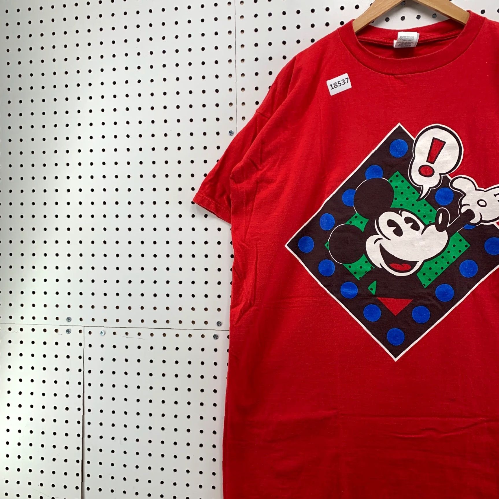 Mickey & Co. VINTAGE Mickey & Co Disney Shirt Womens Sleepwear One Size Red Short Sleeve Size ONE SIZE - 3 Thumbnail