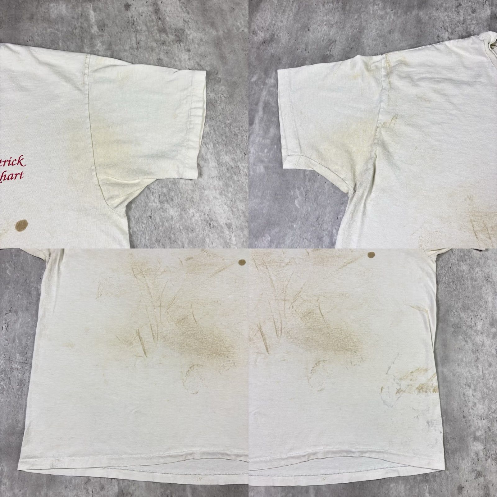Hanes VINTAGE Hanes T-Shirt 90s Graphic Print Crew Neck Short Sleeve White XL Mens 90s Hazardous Substance Car Stitch Vintage Size US XL / EU 56 / 4 - 9 Thumbnail