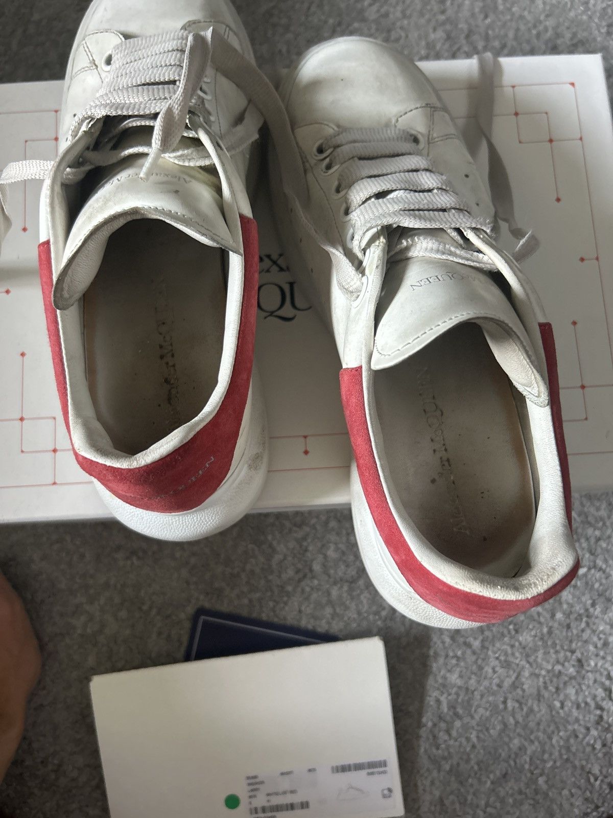 Alexander McQueen Alexander mcqueen sneaker white/ lust red Size US 8 / EU 41 - 8 Thumbnail