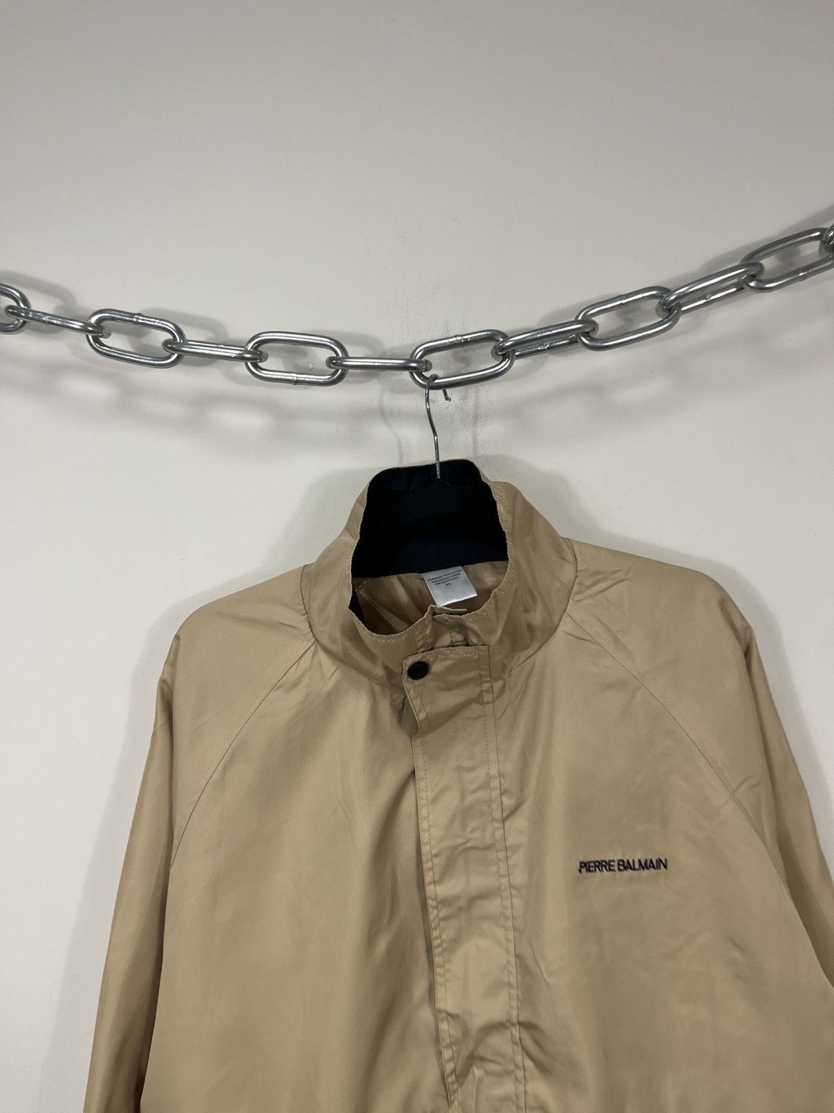 Pierre Balmain Vintage Pierre Balmain 90s Rare Luxury Windbreaker Jacket Size US XL / EU 56 / 4 - 3 Thumbnail