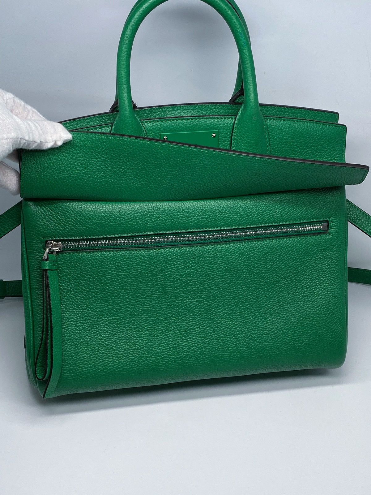 Salvatore Ferragamo Ferragamo Studio Bag Small Leather Satchel Size ONE SIZE - 8 Thumbnail
