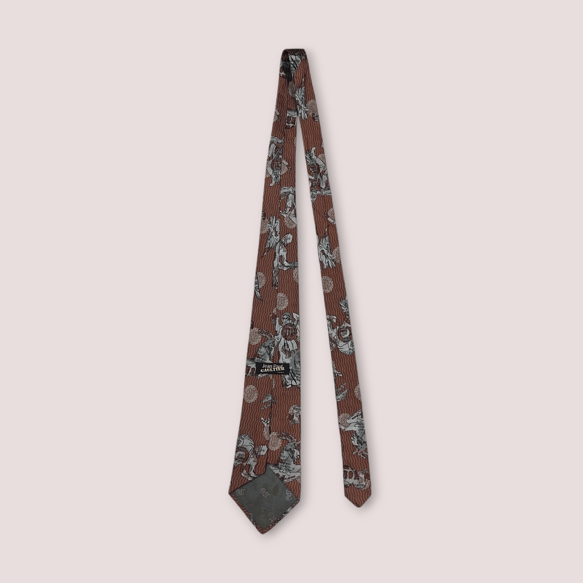 Jean Paul Gaultier JPG Jean Paul Gaultier AOP Cravatta Silk Tie Size ONE SIZE - 11 Thumbnail