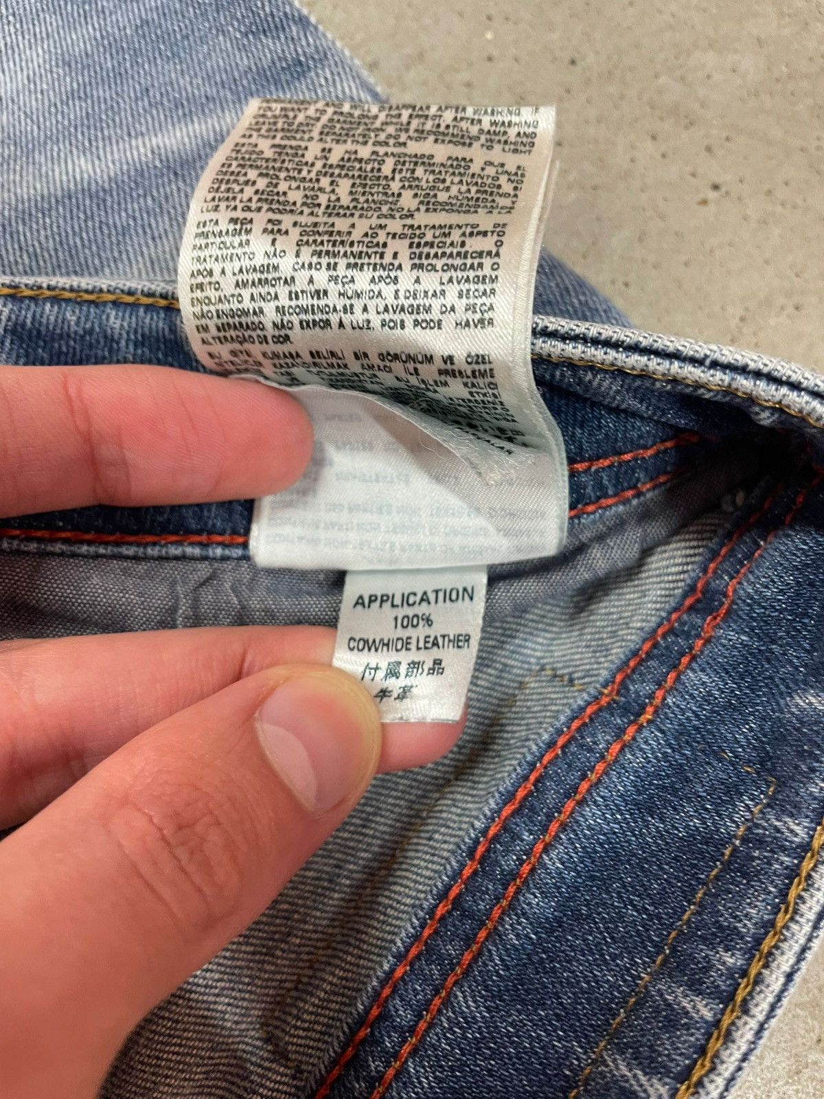 Diesel Vintage Diesel Distressed Patchwork Buster Jeans Size US 31 - 14 Thumbnail