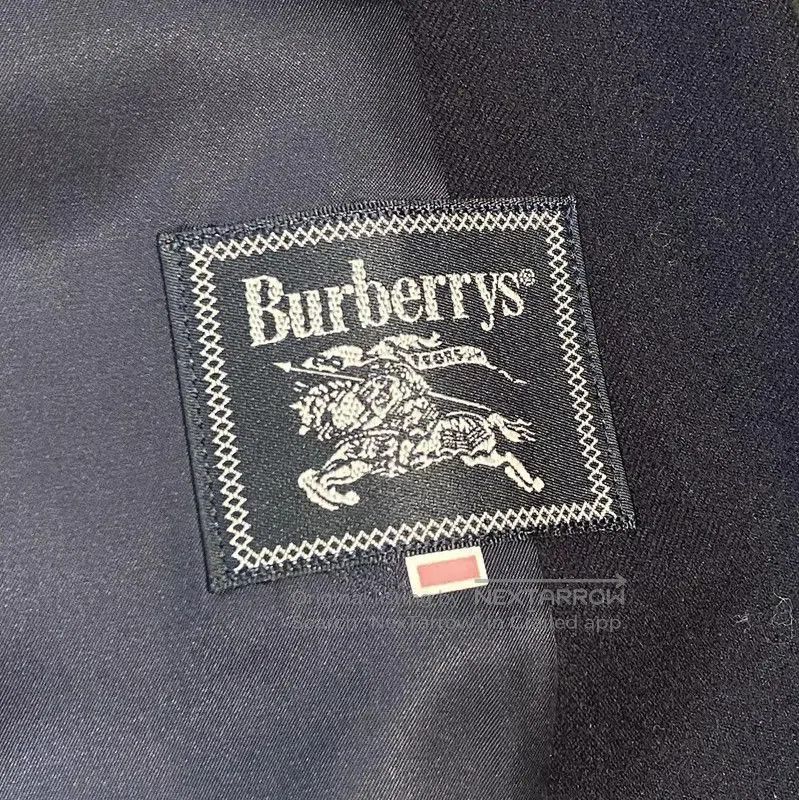 Burberry Burberry Women's Navy Wool Jacket for Spring and Autumn. Size M / US 6-8 / IT 42-44 - 3 Thumbnail