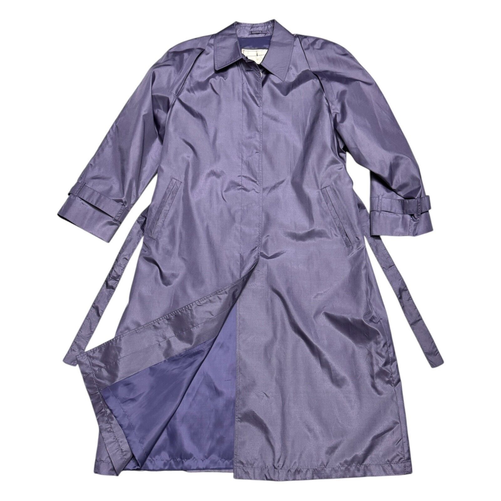 London Fog LONDON FOG Towne Shiny Designer Waterproof Trench Coat 12P Size XL / US 12-14 / IT 48-50 - 1 Thumbnail