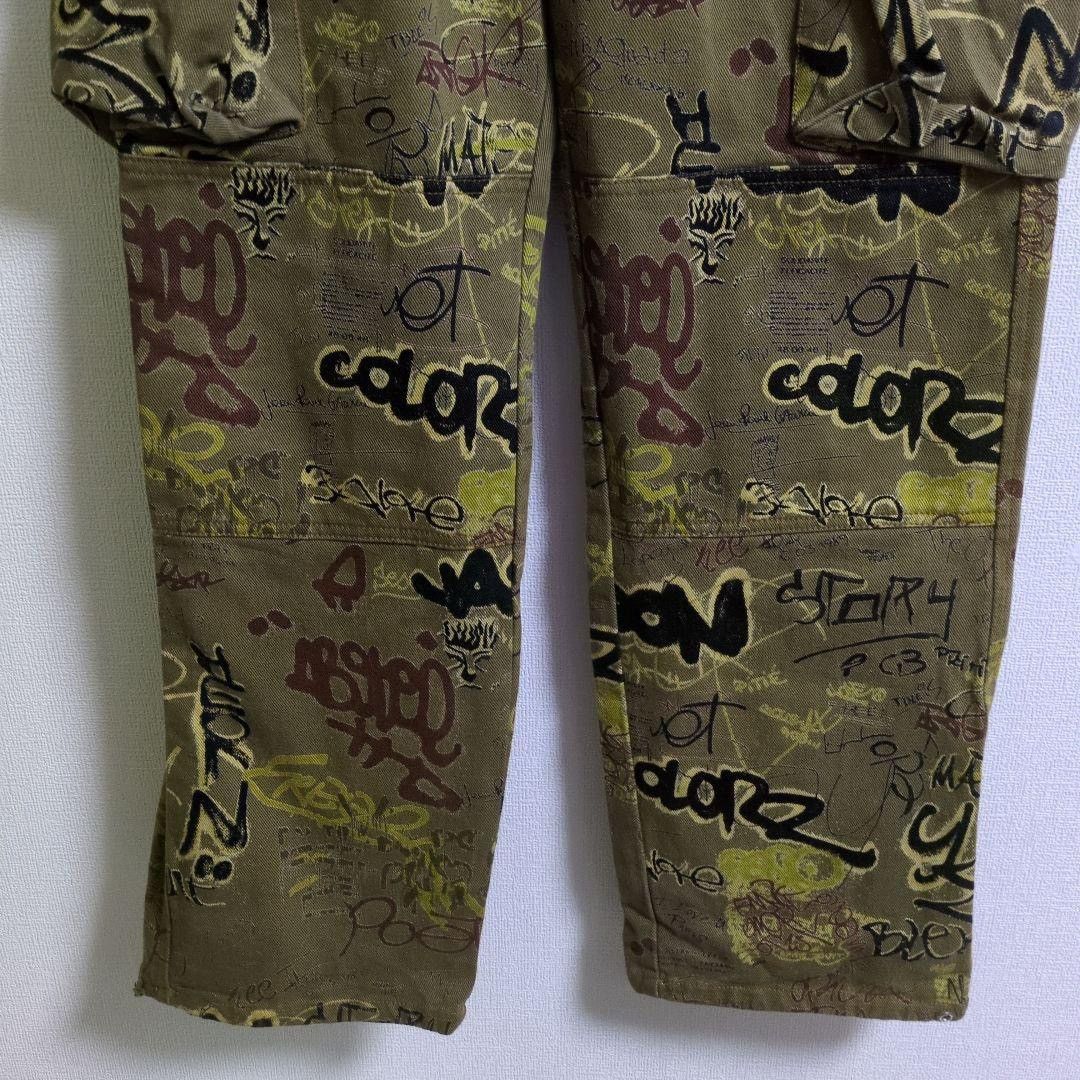 Jean Paul Gaultier Jean Paul Gaultier Graffiti Cargo Pants SS1994 Size US 31 - 10 Thumbnail