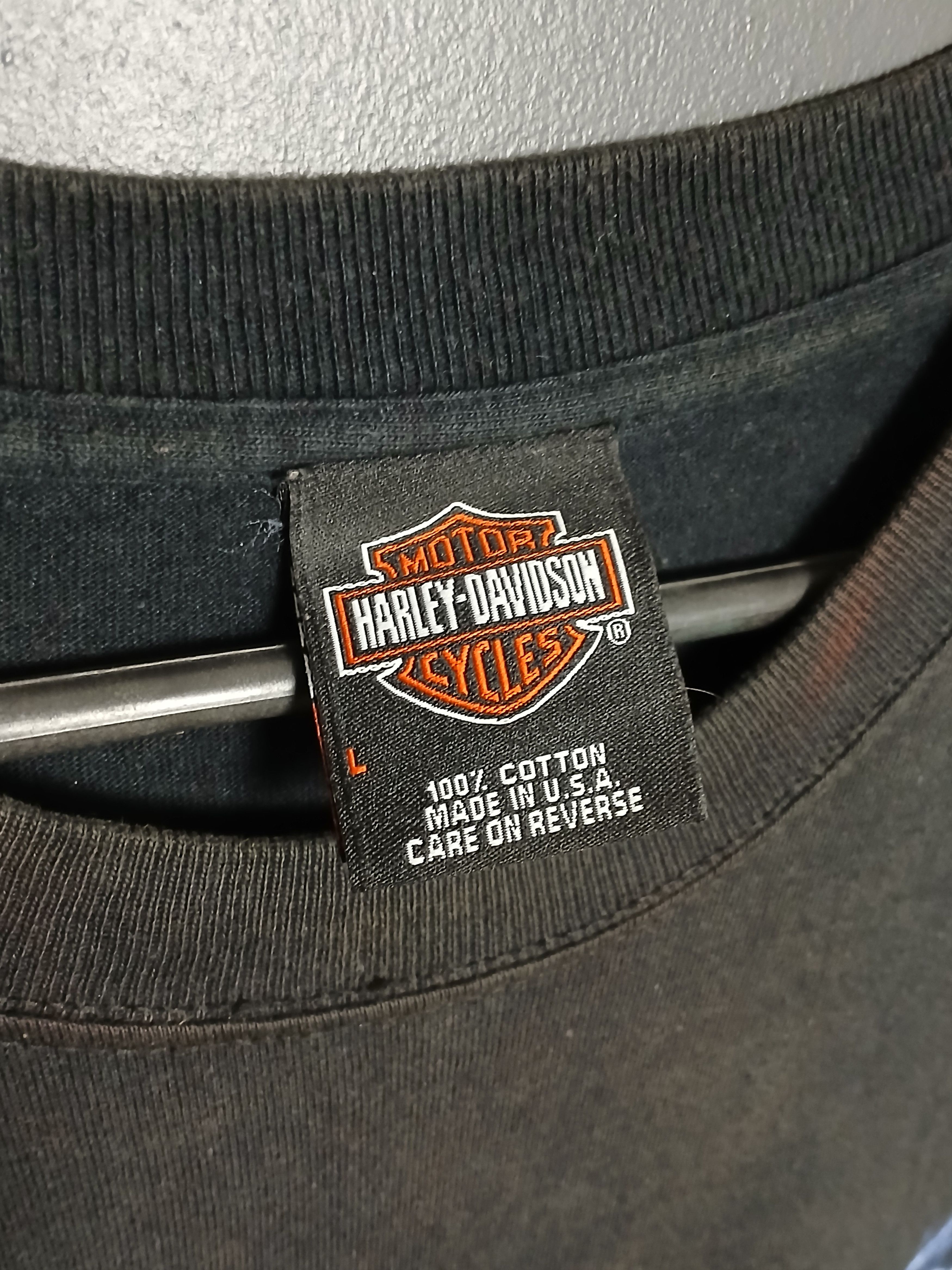 Harley Davidson × Vintage Vintage 2002 Harley Davidson Racing Moto T-Shirt Size US L / EU 52-54 / 3 - 13 Thumbnail