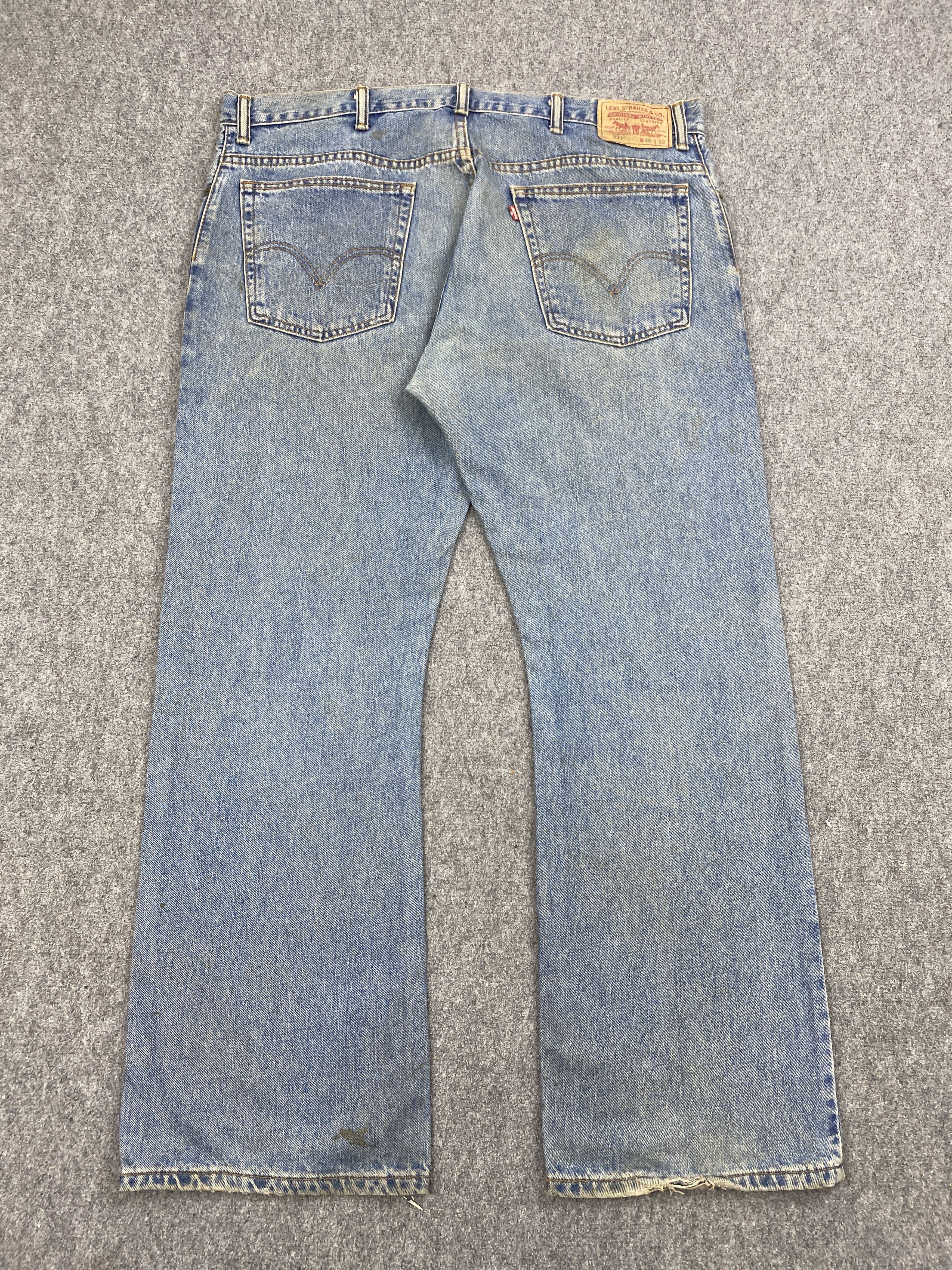 Levi's × Vintage Vintage Levis 517 Rusty Flared Dirty Jeans Size US 42 / EU 58 - 3 Thumbnail