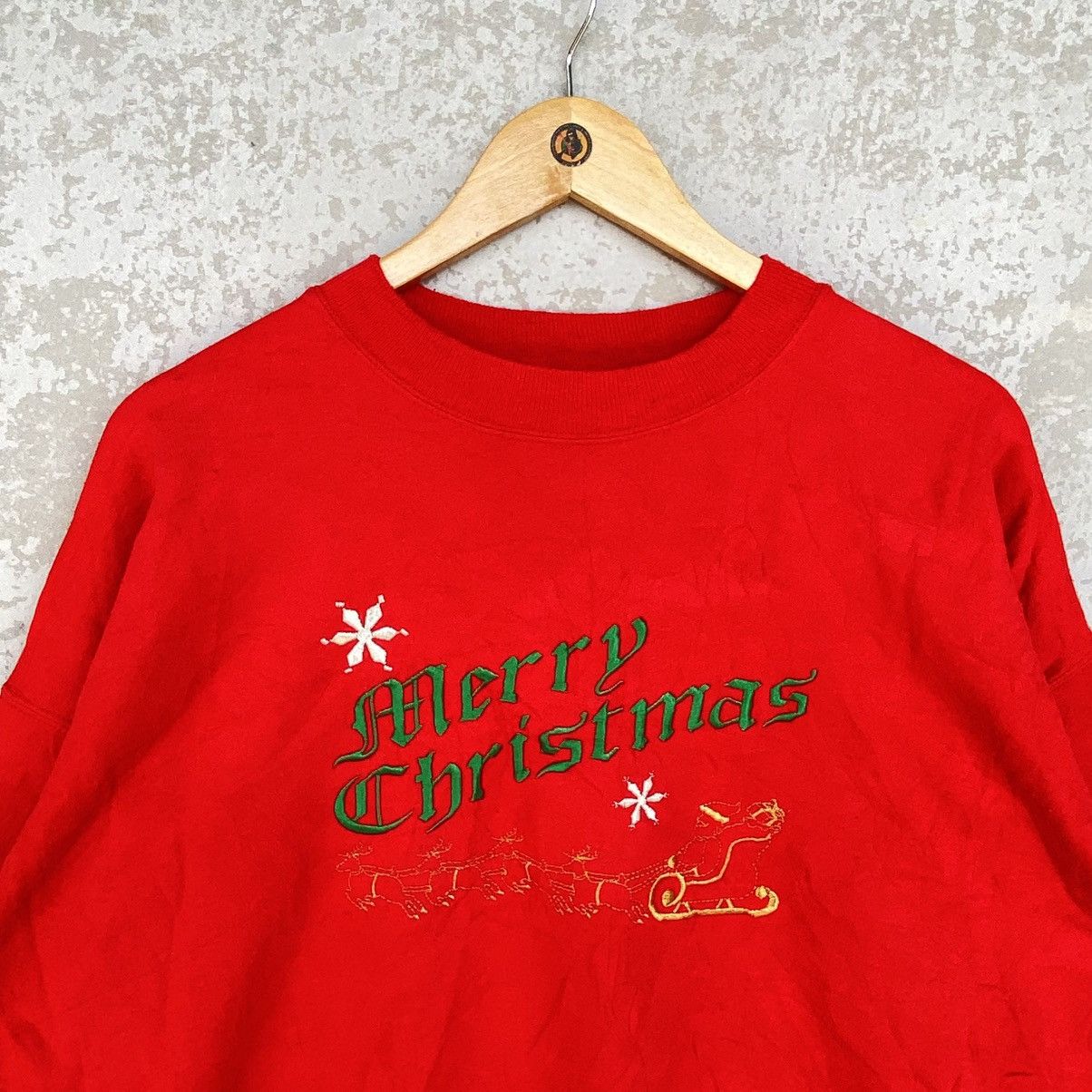 Other Vintage Hanes Big Embroidery Crewneck Sweatshirt Re Size L / US 10 / IT 46 - 4 Thumbnail