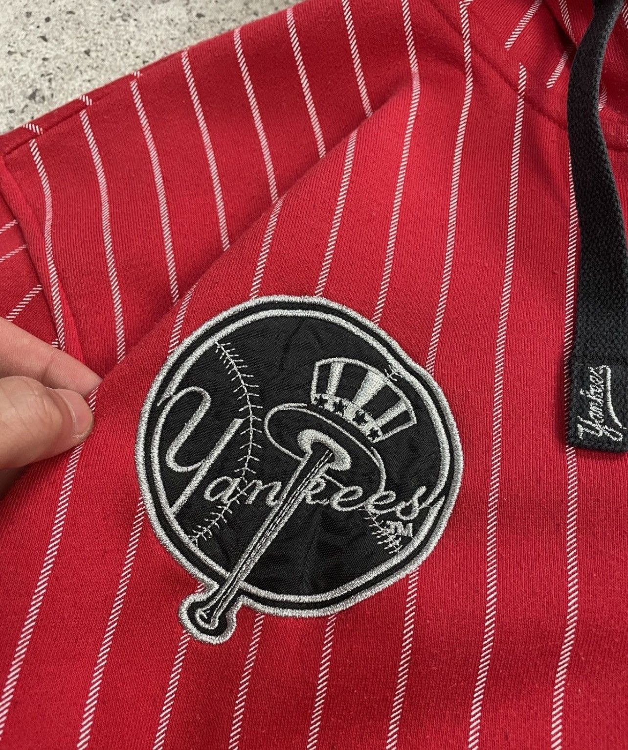 New York Yankees Red 00s Yankees Zip Hoodie w/ Rhinestone Buttons New York Size US XL / EU 56 / 4 - 13 Thumbnail