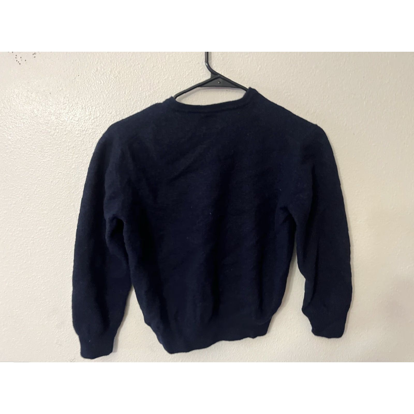 Vintage Boggi Milano Wool Crew Neck Sweater Men's Large Taupe Blue Italy Made Size US L / EU 52-54 / 3 - 2 Thumbnail