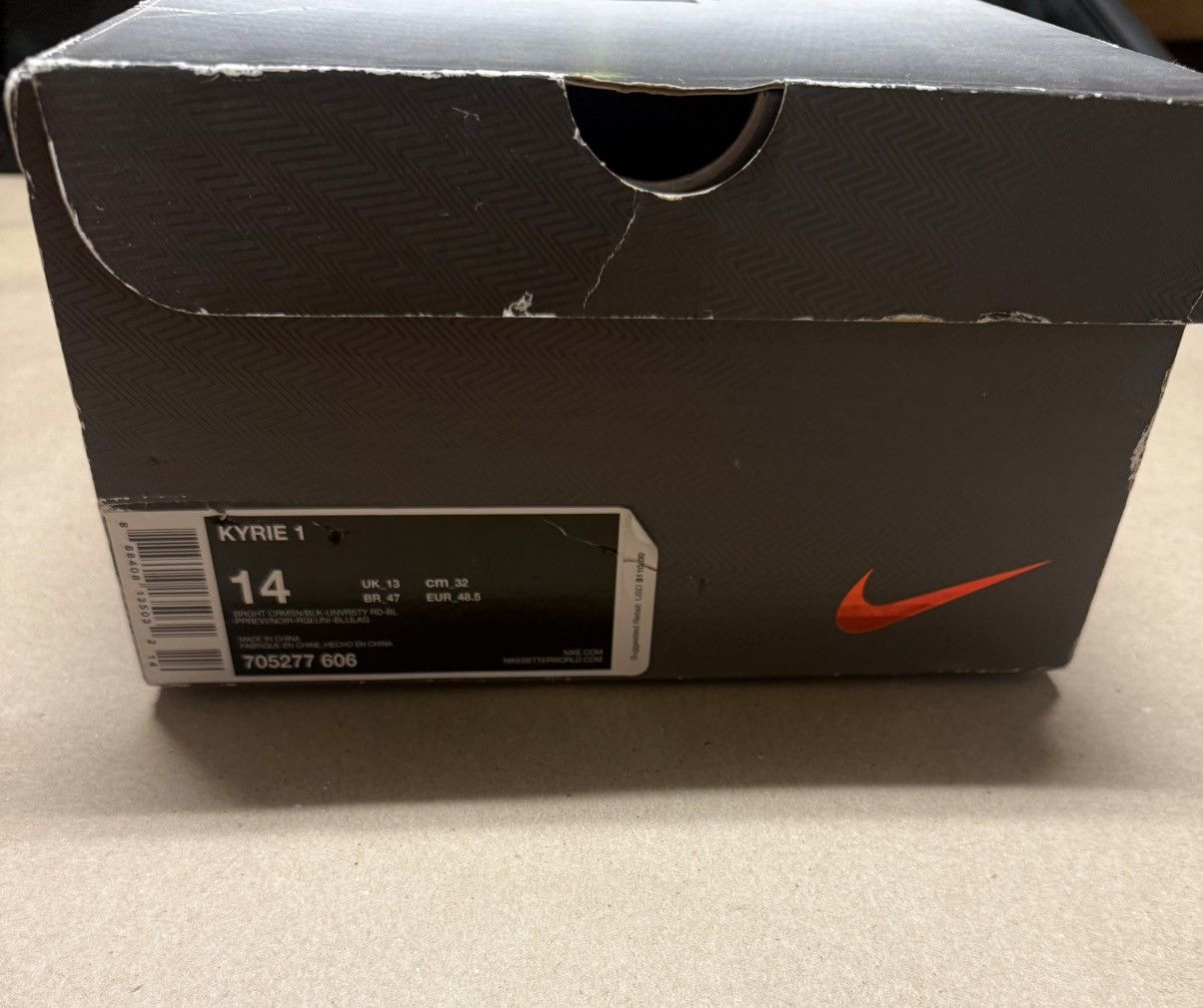 Nike Nike Kyrie 1 Deceptive Red October Men’s size 14 Basketball! Size US 14 / EU 47 - 6 Thumbnail