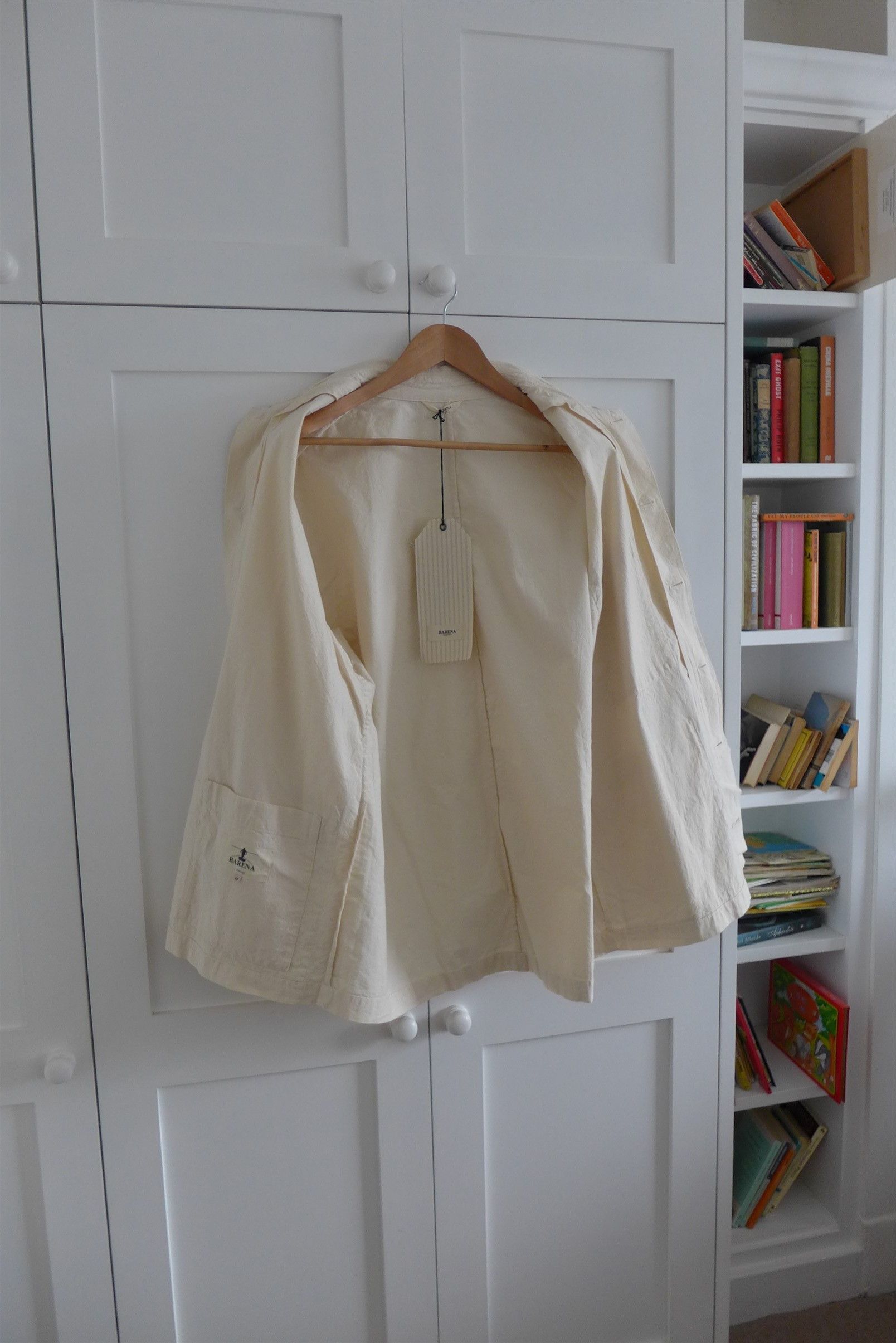 Barena Barena Oversized Stae Garzoto Overshirt - Ecru Cotton Size US XL / EU 56 / 4 - 11 Thumbnail
