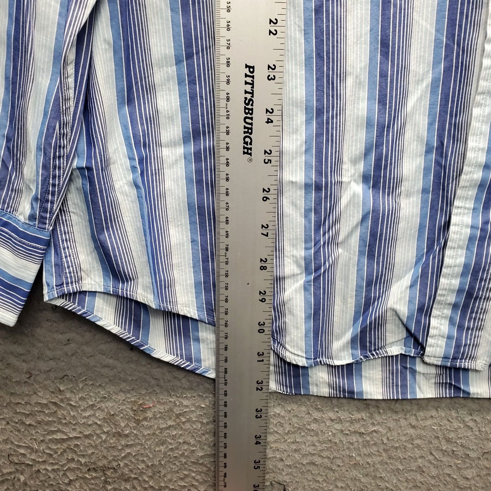 Nautica Nautica Shirt Men XL Multicolor Striped Slim Logo Embroidered Chest Pocket Collar Shirt Size US XL / EU 56 / 4 - 3 Thumbnail