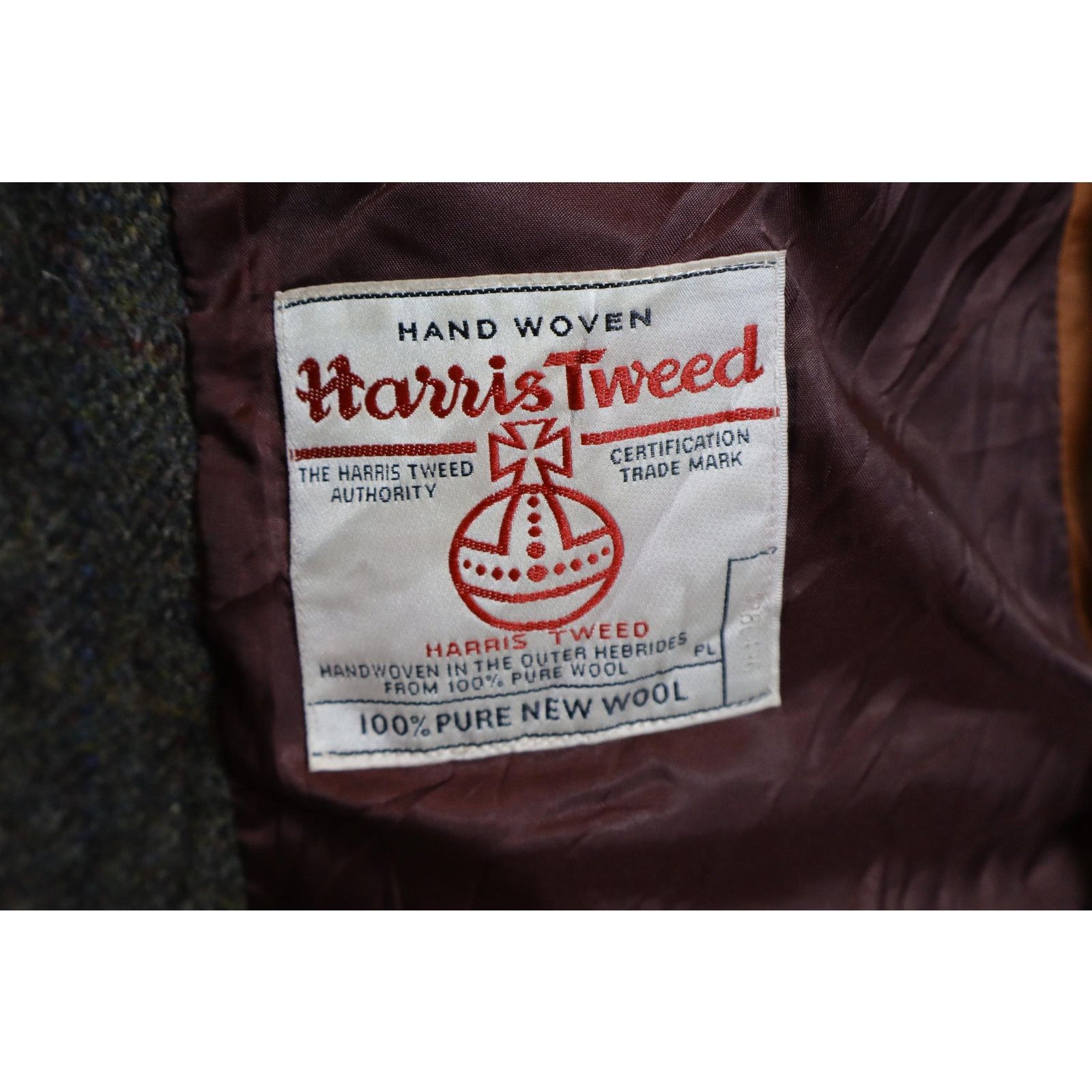 Harris Tweed 42R Vintage Harris Tweed Lovat Green Blazer | 1990s Wool Size 44R - 5 Thumbnail
