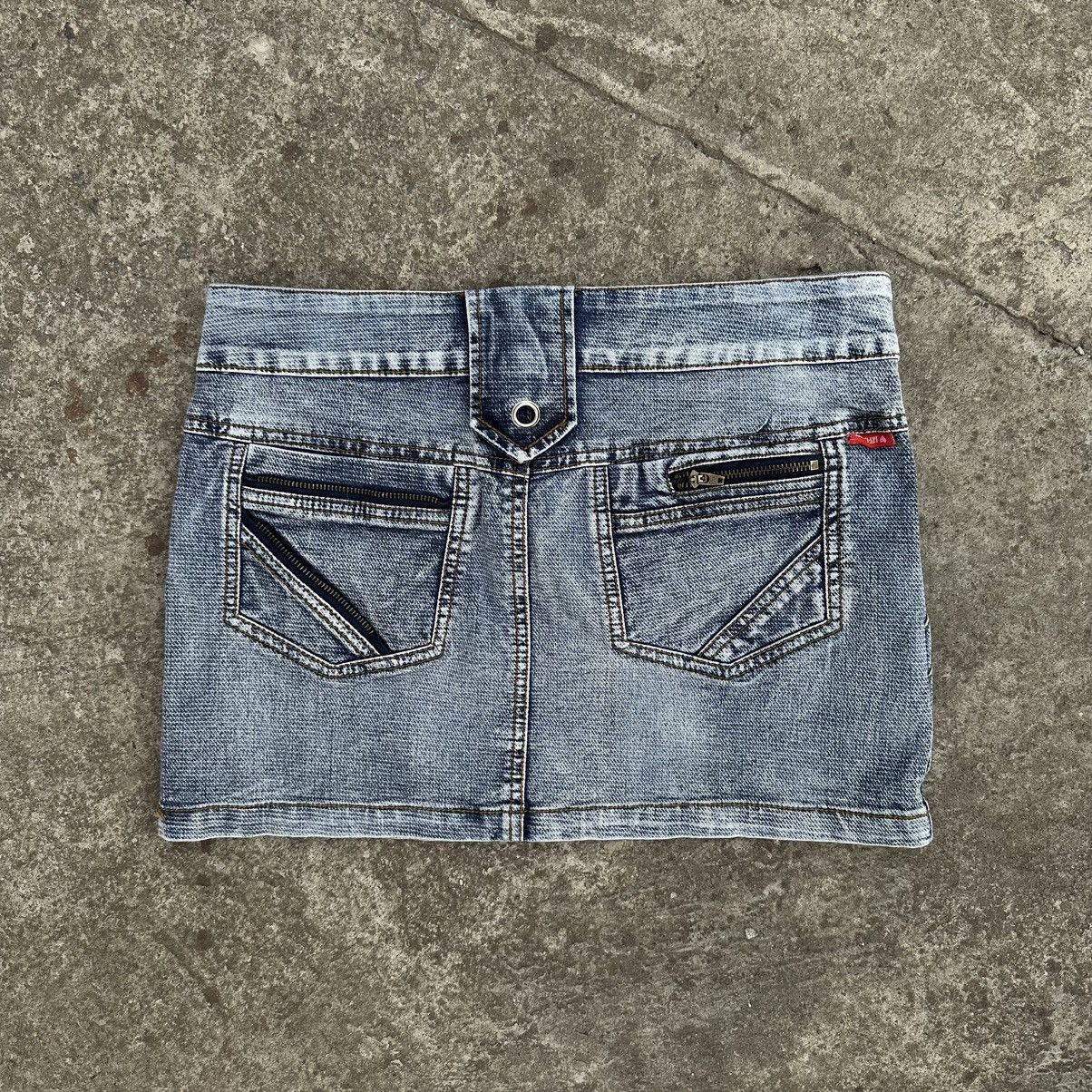 Japanese Brand × Vintage Vintage Japanese Style Mini Skirt Grunge Avant-garde Y2K 00s Size 32" / US 10 / IT 46 - 2 Thumbnail