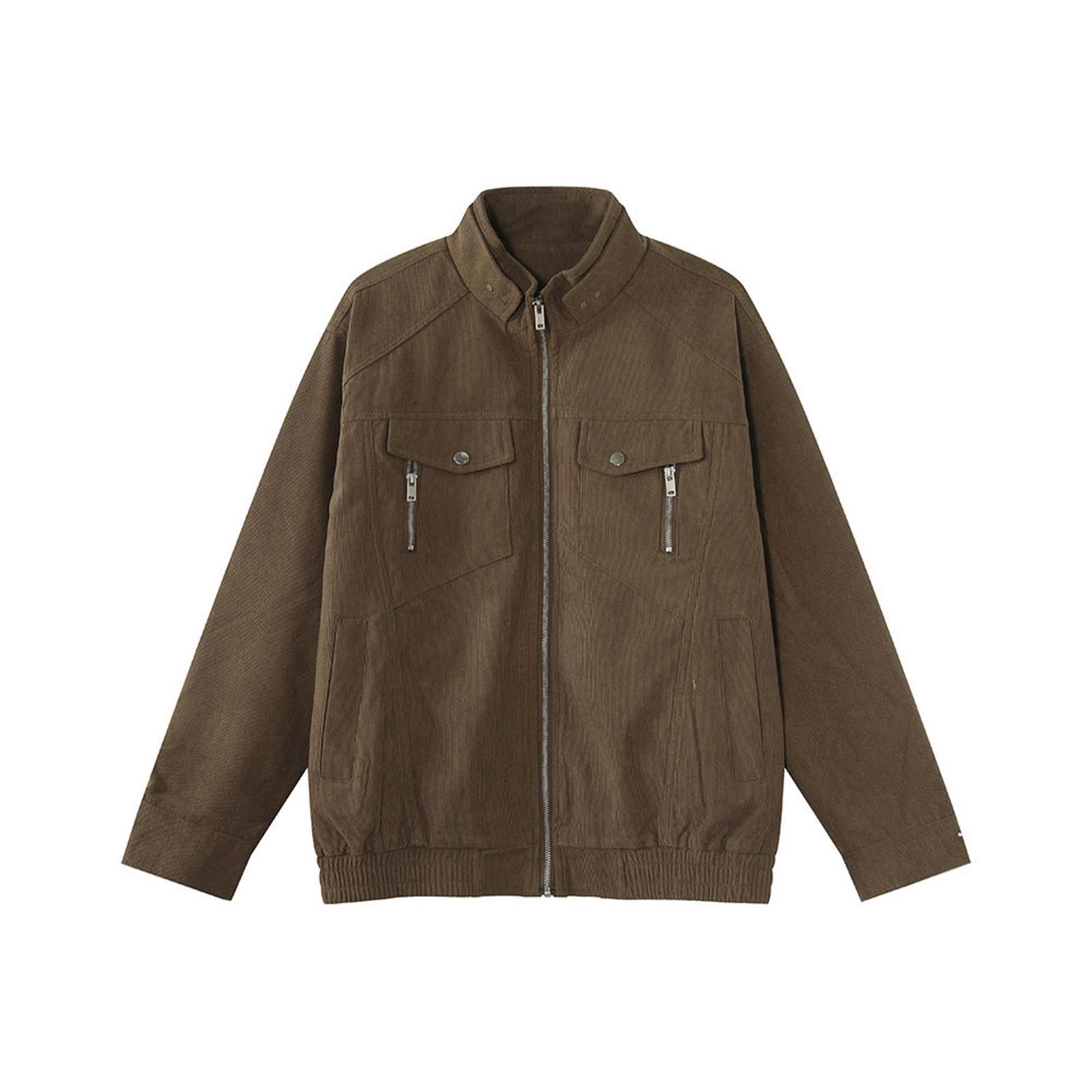 Japanese Brand Utility Jacket with Zip Pockets, Casual Fit Size US M / EU 48-50 / 2 - 7 Thumbnail