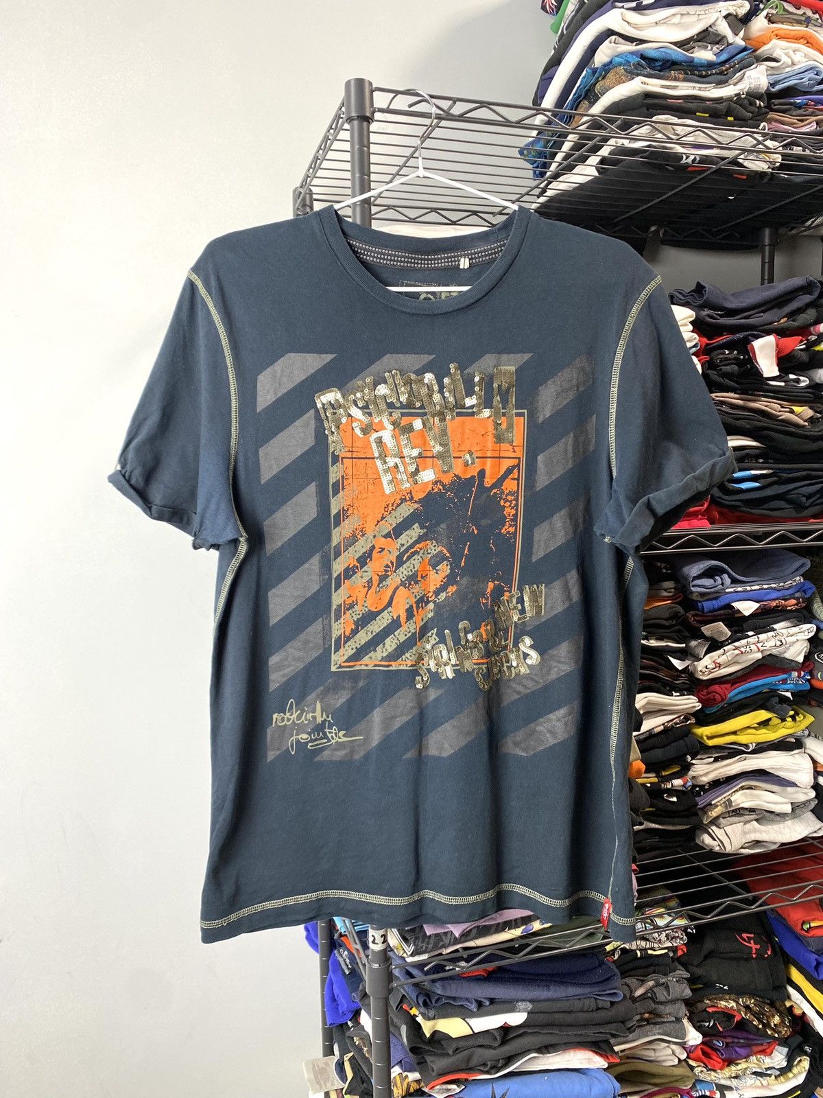 Vintage Vintage Psycho Billy Esprit Avant Garde T Shirt Size US M / EU 48-50 / 2 - 1 Thumbnail