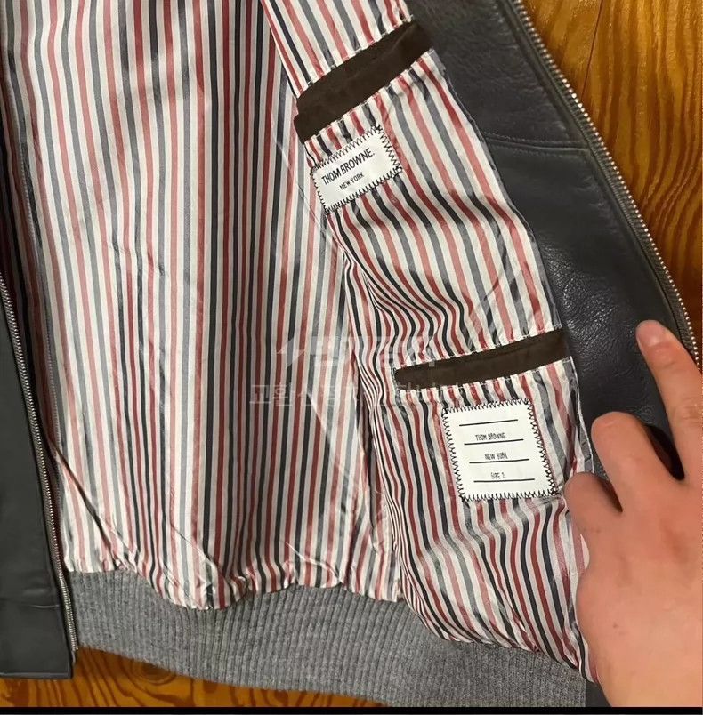 Thom Browne Thom Browne A leather jacket Size US M / EU 48-50 / 2 - 5 Thumbnail