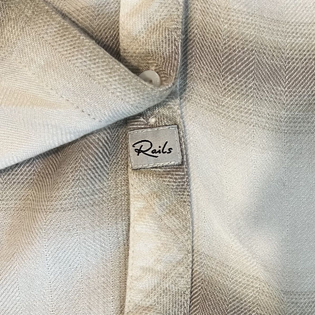 Rails Browse Hunter Dove Pearl shirt Size M / US 6-8 / IT 42-44 - 6 Thumbnail