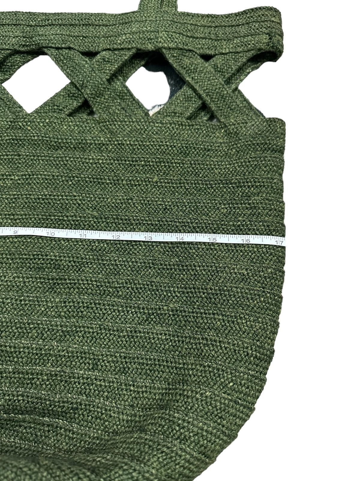 Issey Miyake RARE ISSEY SPORT ISSEY MIYAKE CROCHET LONG SHOULDER BAG Size ONE SIZE - 8 Thumbnail
