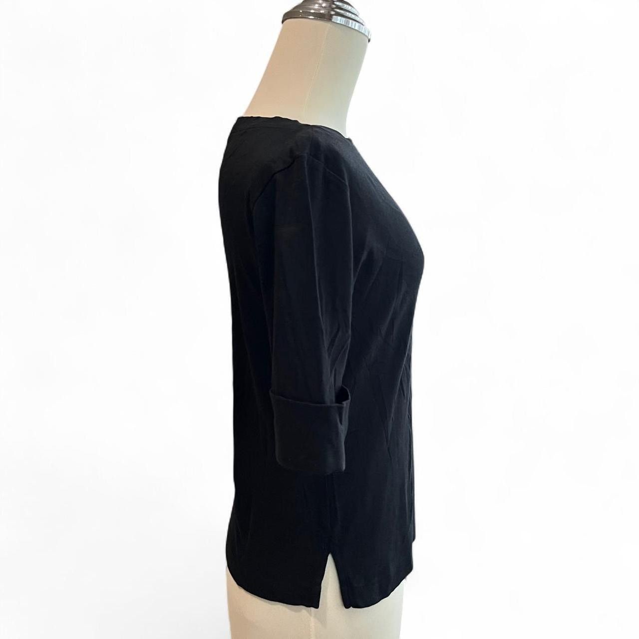 Ralph Lauren Vintage y2k Ralph Lauren black top with 3/4 sleeves🖤 Size M / US 6-8 / IT 42-44 - 5 Thumbnail