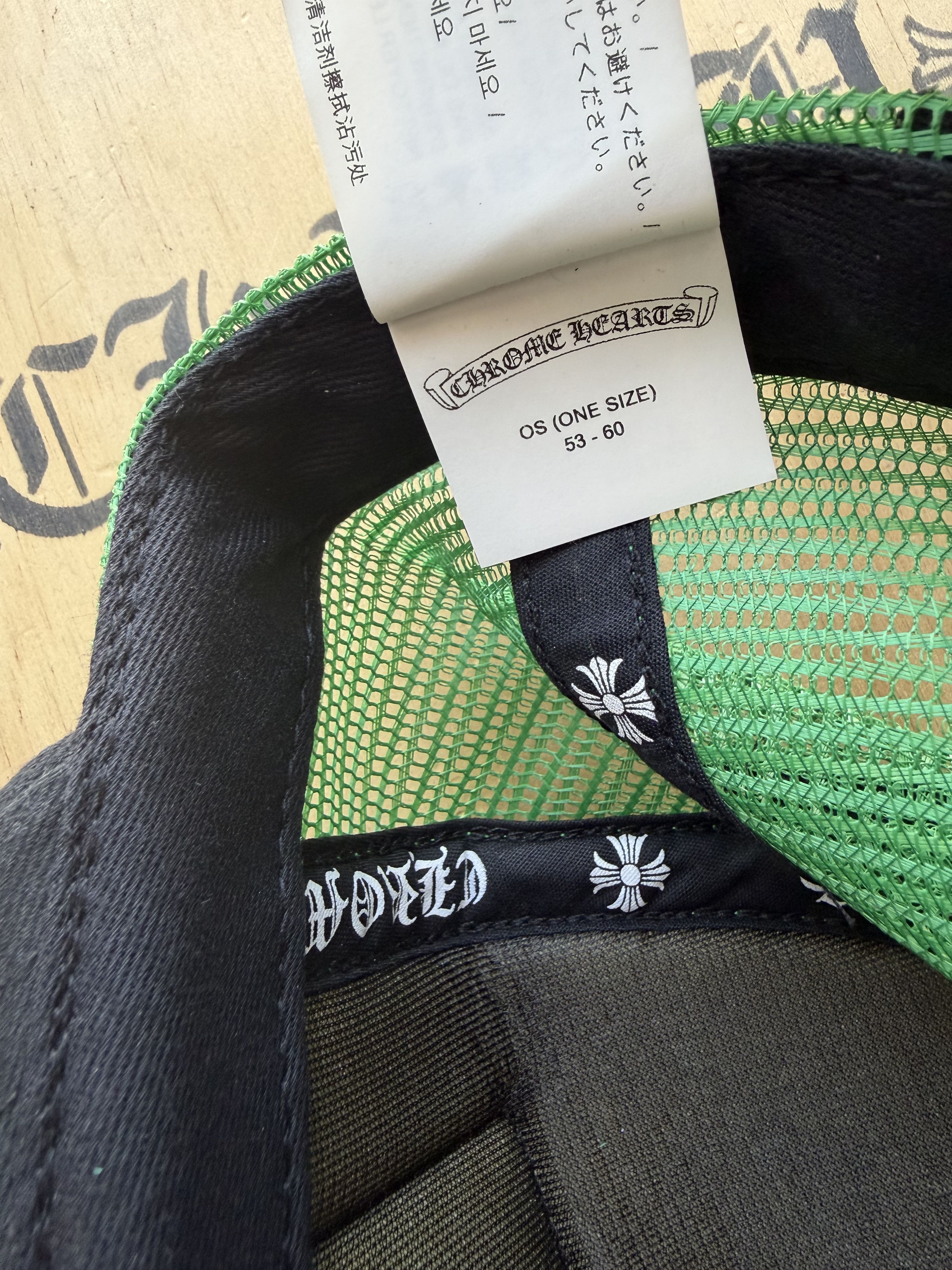 Chrome Hearts CHROME HEARTS GREEN HOLLYWOOD TRUCKER HAT Size ONE SIZE - 9 Thumbnail