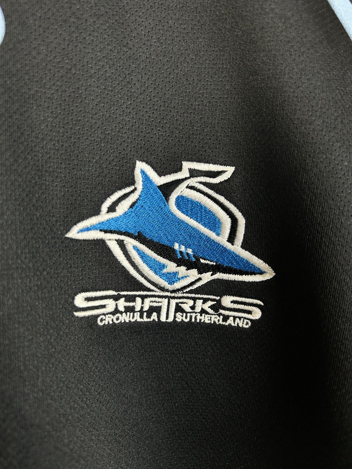Vintage Cronulla Sharks Rugby League 2008 NRL Centenary Jersey L Size US L / EU 52-54 / 3 - 4 Thumbnail