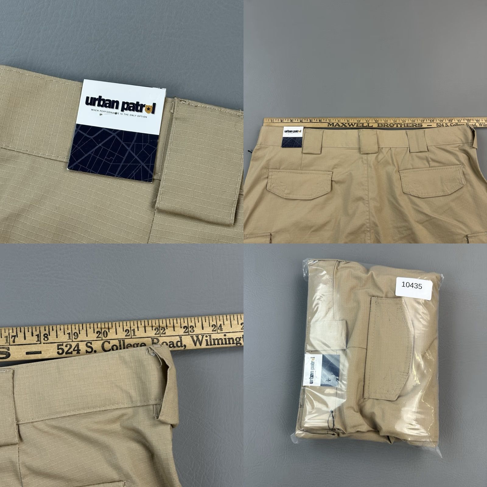 Vintage Urban Patrol Pants Mens 44 Ripstop Cargo Tactical Work Wear Tailor Ready Hem NWT Beige Size US 44 / EU 60 - 9 Thumbnail
