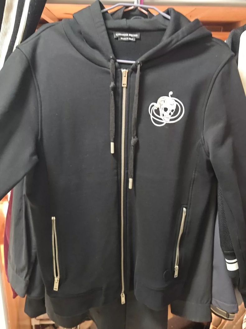 Alexander McQueen Hooded Zip Jacket for Sale- DMC
