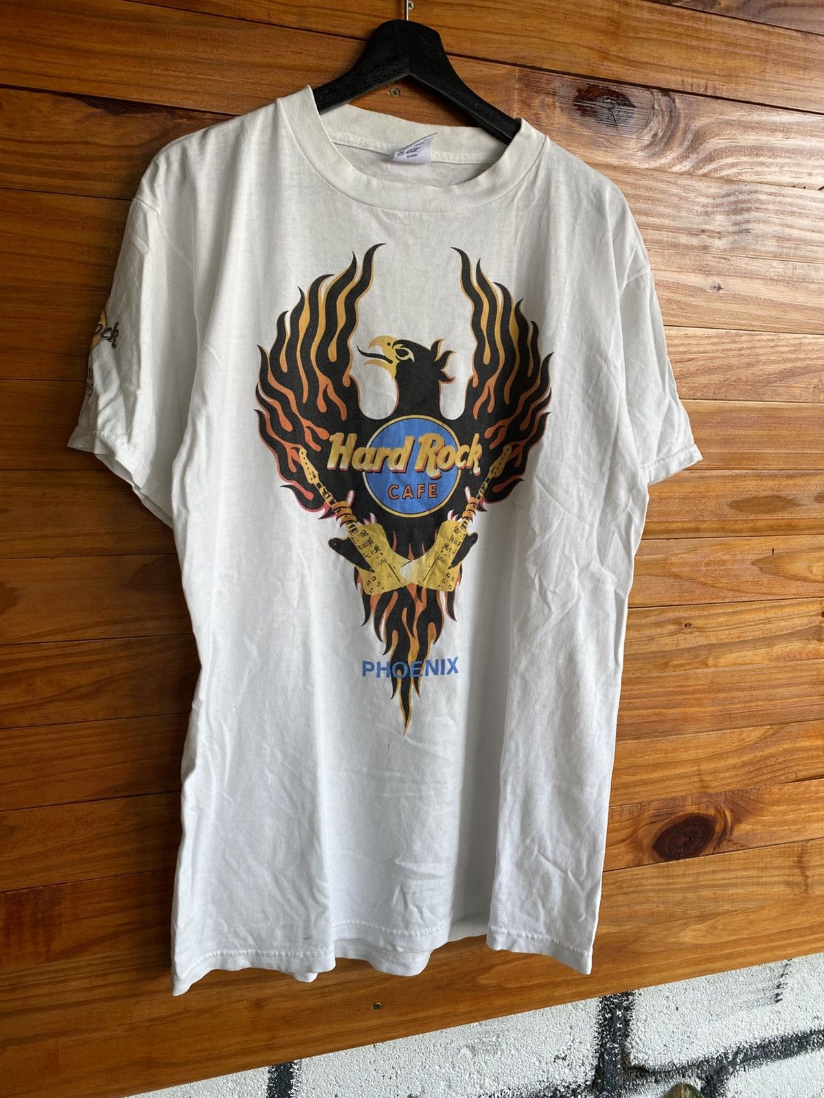 Hard Rock Cafe Vintage 1995 Hard Rock Cafe Phoenix Grand Opening T-Shirt Size US L / EU 52-54 / 3 - 5 Thumbnail