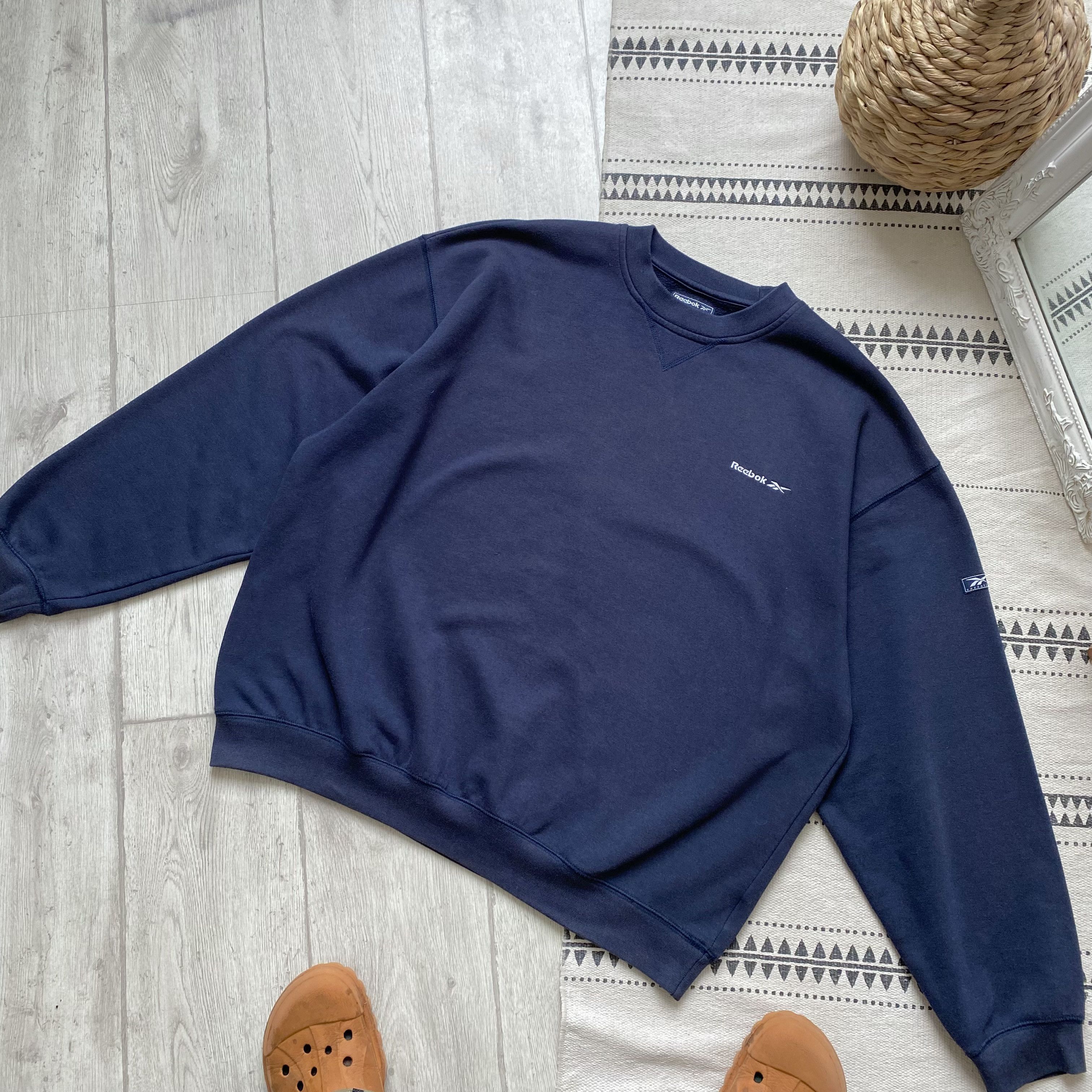Reebok Vintage 90’s Reebok Essentials Crewneck Boxy Sweatshirt Size US XXL / EU 58 / 5 - 9 Thumbnail