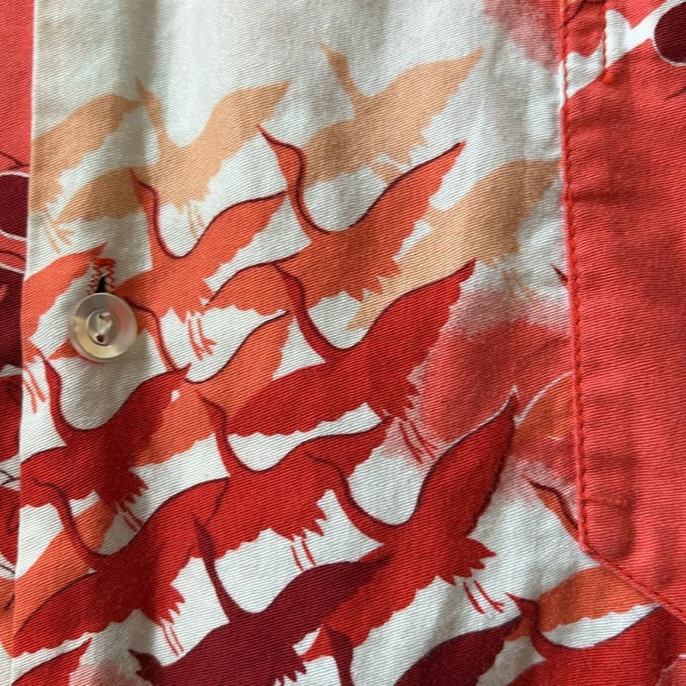 Sun Surf × Vintage Vintage Pomare Birds /Clouds Button Down Shirt Red/White Size US M / EU 48-50 / 2 - 9 Thumbnail
