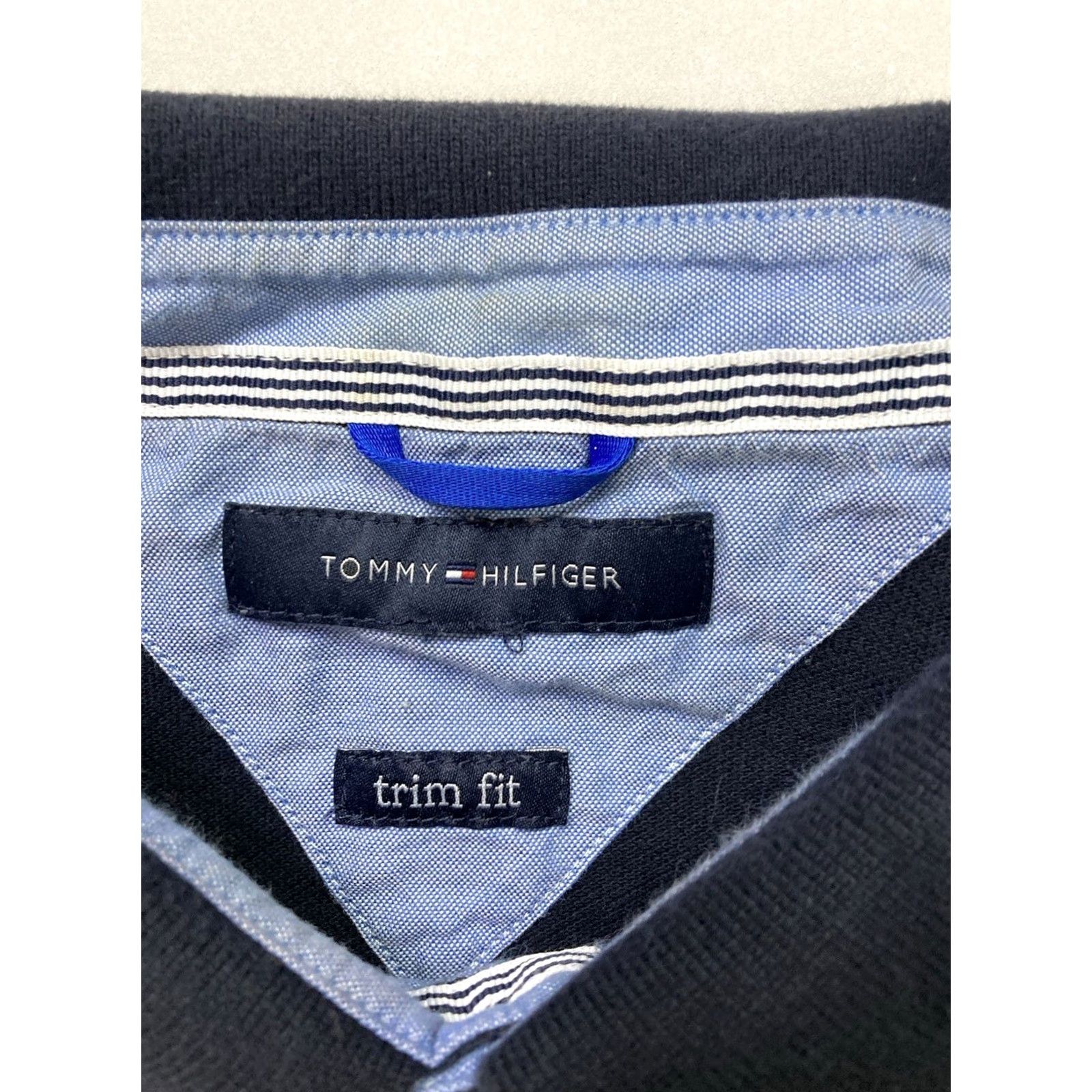 Tommy Hilfiger VINTAGE Tommy Hilfiger Copa Cabana Brazil Rugby Polo Shirt Men Large Navy Blue Size US L / EU 52-54 / 3 - 6 Thumbnail