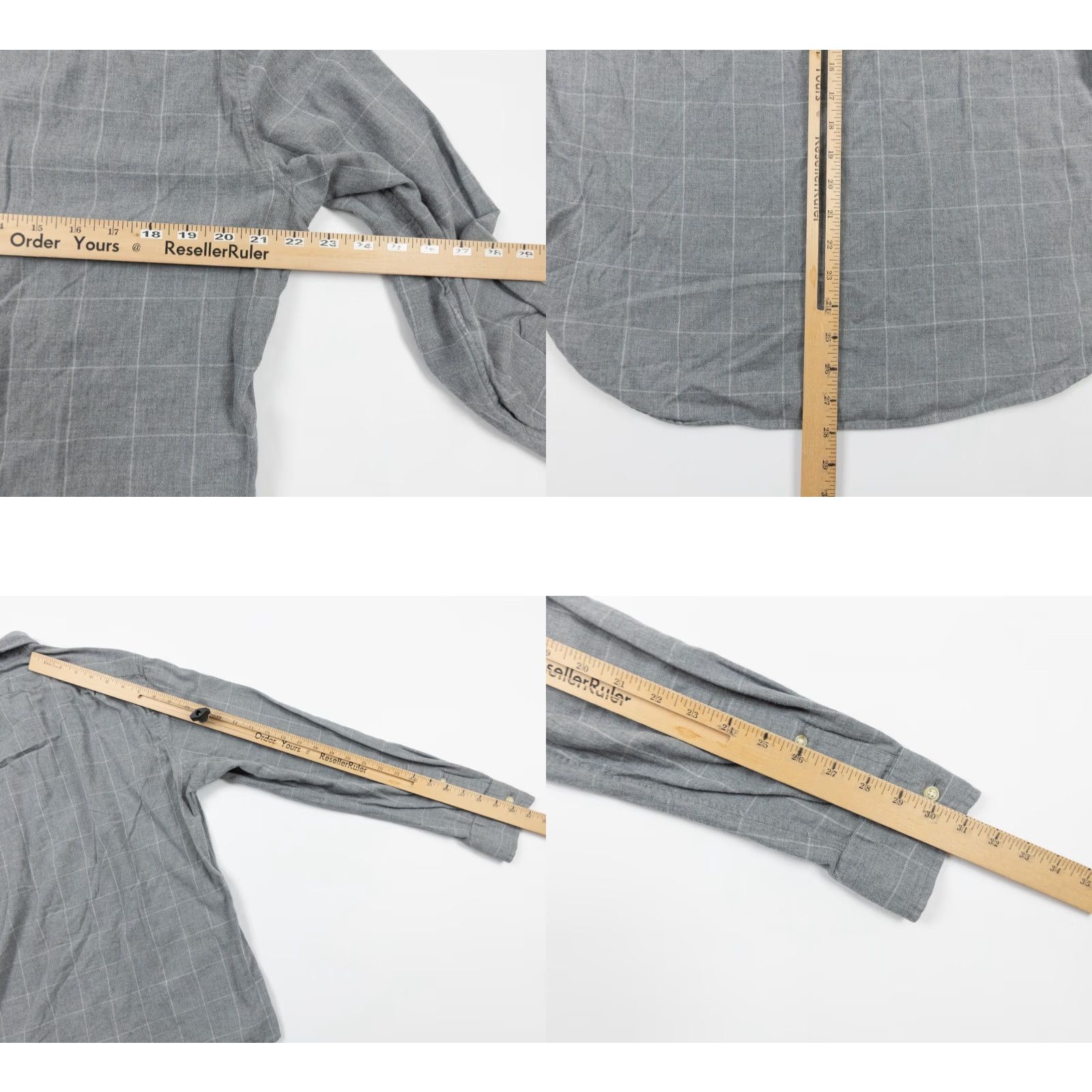 J.Crew J.CREW Shirt Adult Mens Large Gray Button-Down Long Sleeve Slim Fit Preppy Check Size US L / EU 52-54 / 3 - 8 Thumbnail