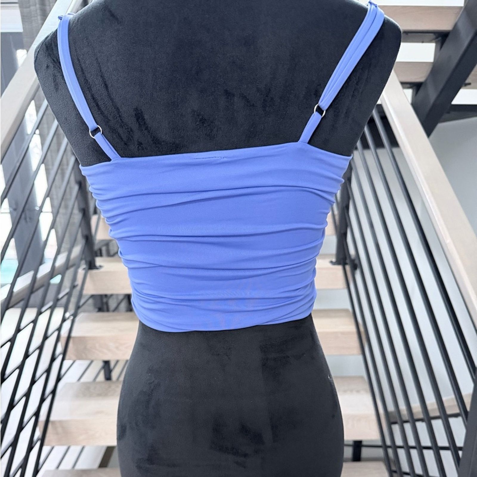 Other New Lavender Spaghetti Strap crop Top size S Size S / US 4 / IT 40 - 2 Thumbnail