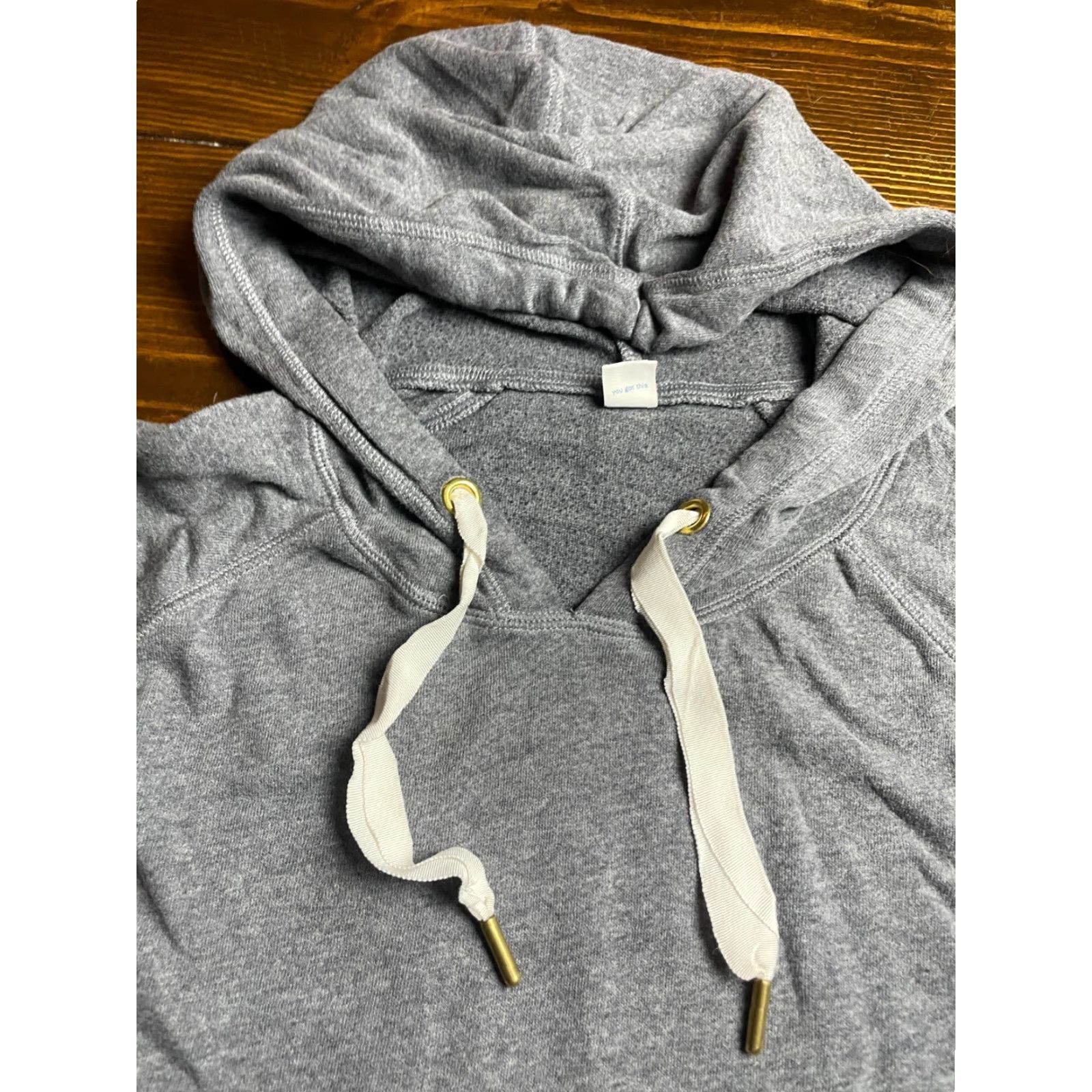 Old Navy Old Navy Hoodie Women Small Gray Activewear Pullover Sweatshirt Size S / US 4 / IT 40 - 3 Thumbnail