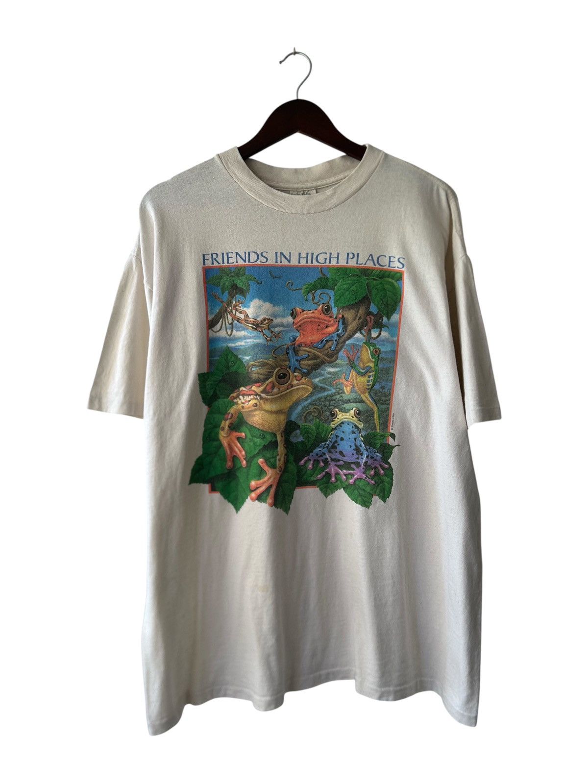 Vintage 1990s Human-i-Tees Friends In High Places Nature Tee