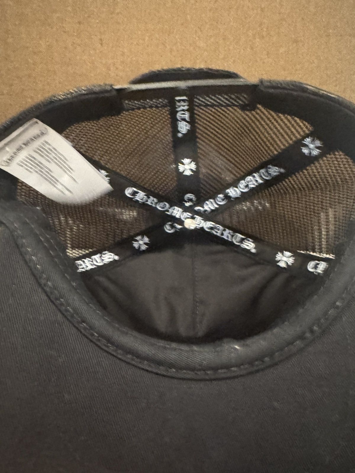 Chrome Hearts Black Chrome Heart Crosses Hat Size ONE SIZE - 2 Thumbnail