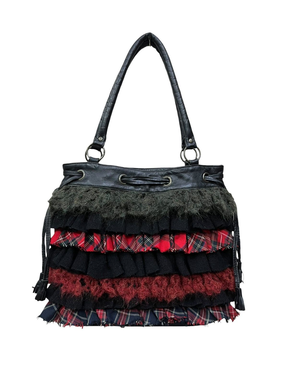Matsuda Vintage Nicole Ruffle Punk Patchwork Tote Japan Rare Size ONE SIZE - 1 Thumbnail
