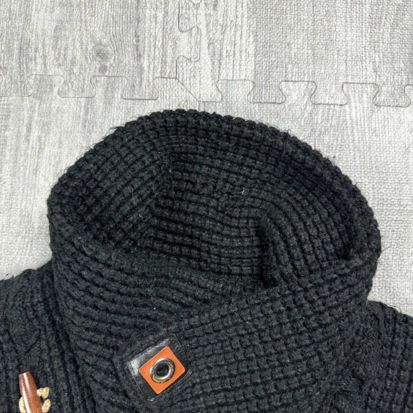 Vintage LCR 89 Black Edition Chunky-Knit Pullover Sweater Mens Size M Black Toggle Button PUNK Size US M / EU 48-50 / 2 - 5 Thumbnail