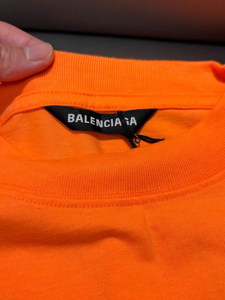 Balenciaga Balenciaga Orange Seven Language short sleeves 2505-Nextarr Size US S / EU 44-46 / 1 - 3 Thumbnail