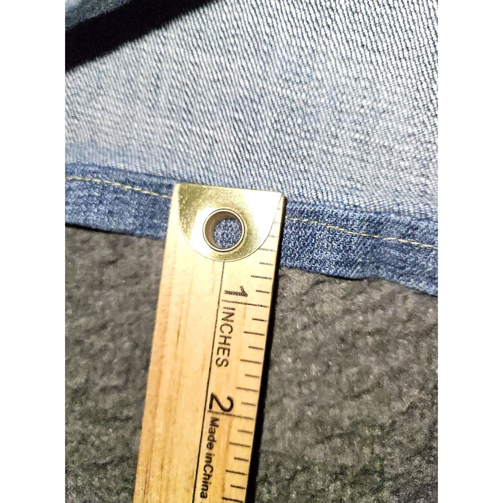 Lucky Brand Lucky Brand 361 Vintage Straight Jeans Men 34x26 Hemmed 1/2" Blue Denim Low Rise Stretch Pockets Comfort Easy Care City Preppy Size US 34 / EU 50 - 7 Thumbnail