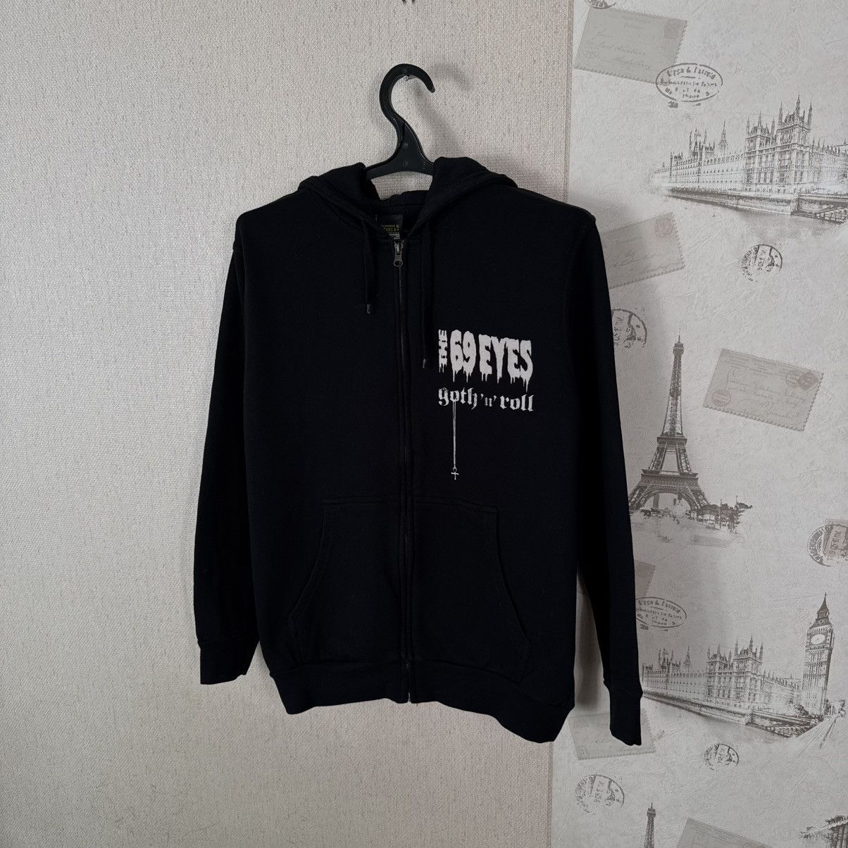 Other Vintage The 69 eyes Hoodie 00s Gothic Rock Skull Black L Size US L / EU 52-54 / 3 - 20 Thumbnail