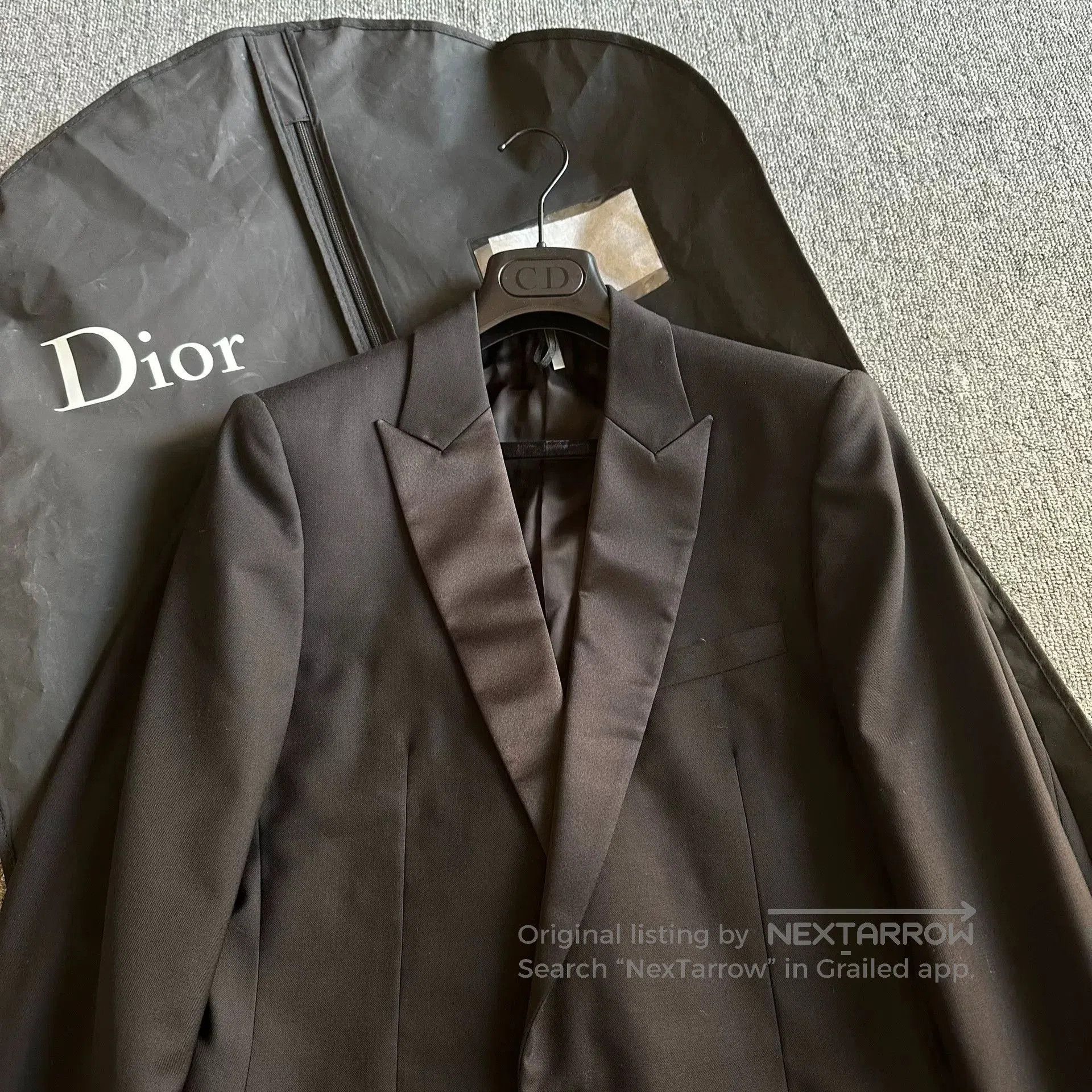 Dior Dior Silk Peak Lapel Smoking Suit Set. Size US M / EU 48-50 / 2 - 2 Thumbnail