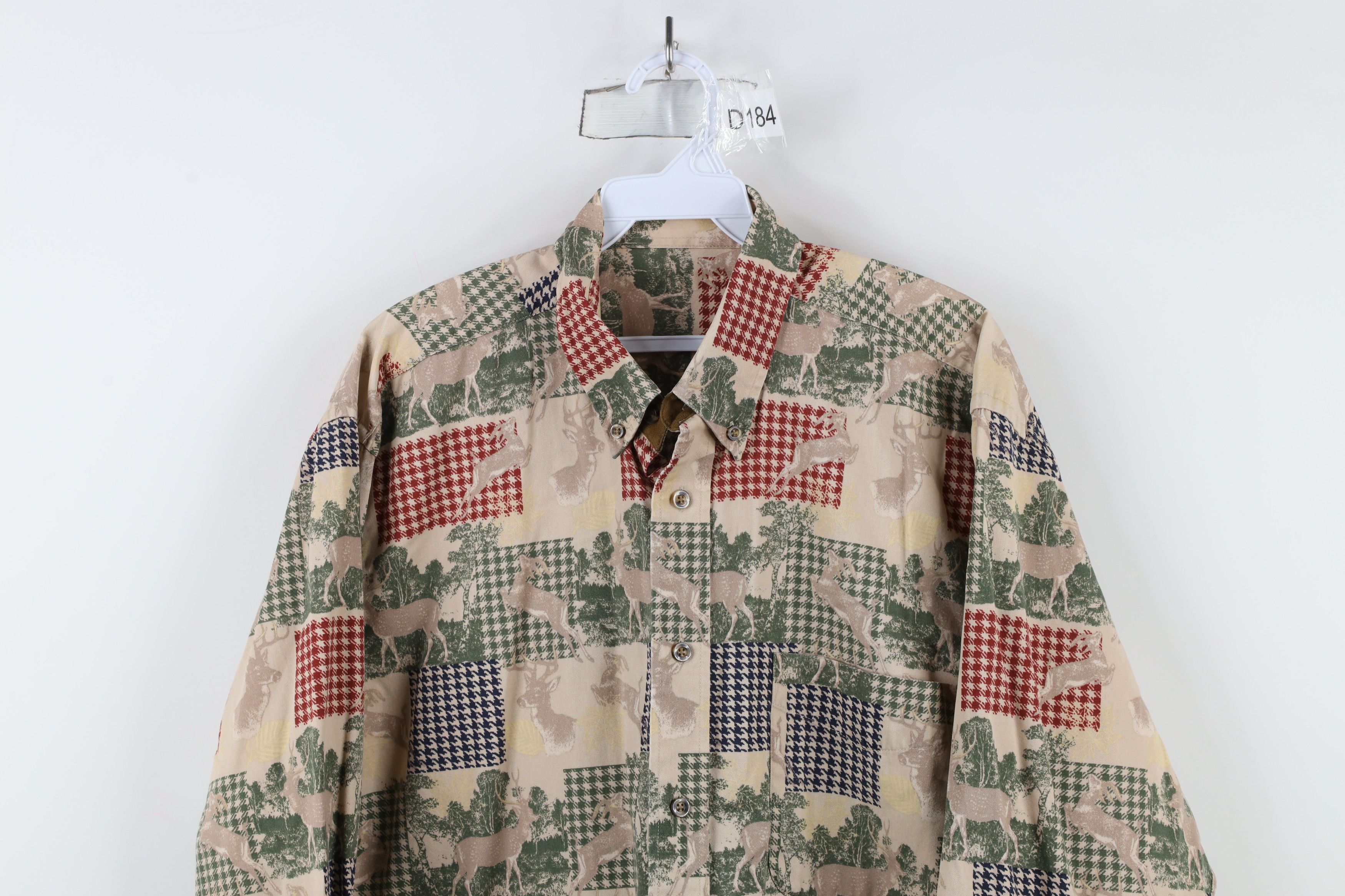 Vintage Vintage 90s Streetwear Buck All Over Print Button Down Shirt Size US L / EU 52-54 / 3 - 2 Thumbnail