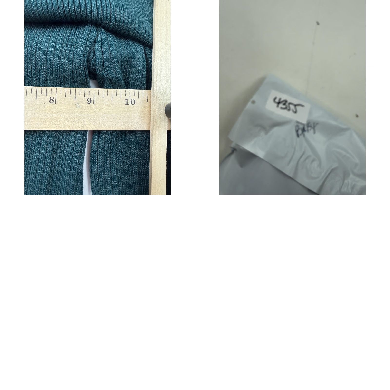 Vintage by & by Sweater Juniors Small Green Off Shoulder Knit Long Sleeve Slim Capable of Stretch Shirt? Size S / US 4 / IT 40 - 8 Thumbnail