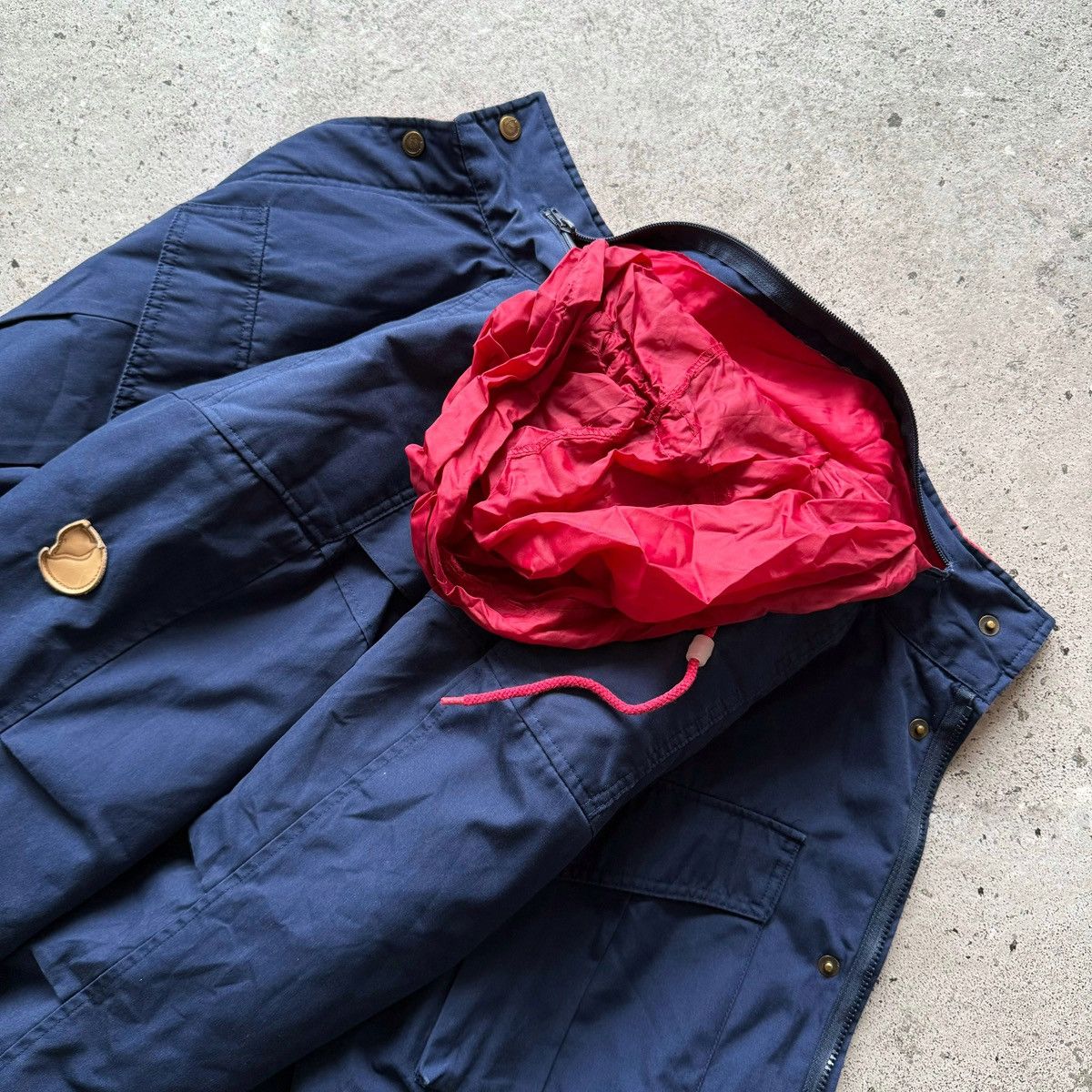 Fjallraven Fjallraven Men Vintage Jacket Blue Hooded Outdoor Thinsulate Size US L / EU 52-54 / 3 - 4 Thumbnail