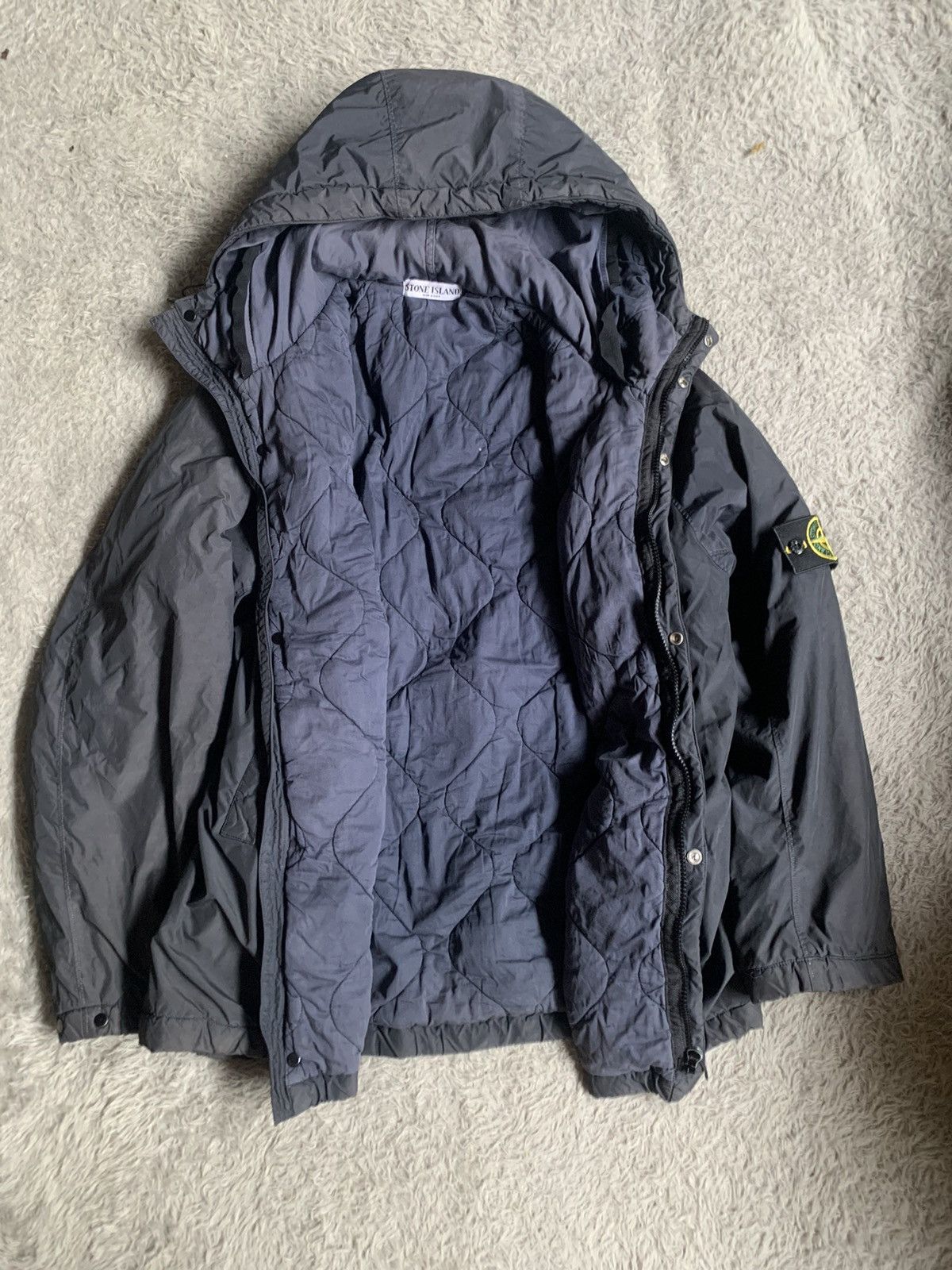 Stone Island Stone Island AW 2004 Paul Harvey Double Hooded Jacket Size US XL / EU 56 / 4 - 11 Thumbnail